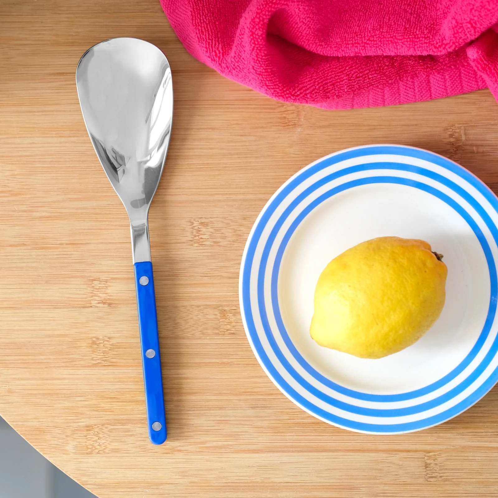 Bistrot Solid, Lapis blue - Rice spoon - Image 2