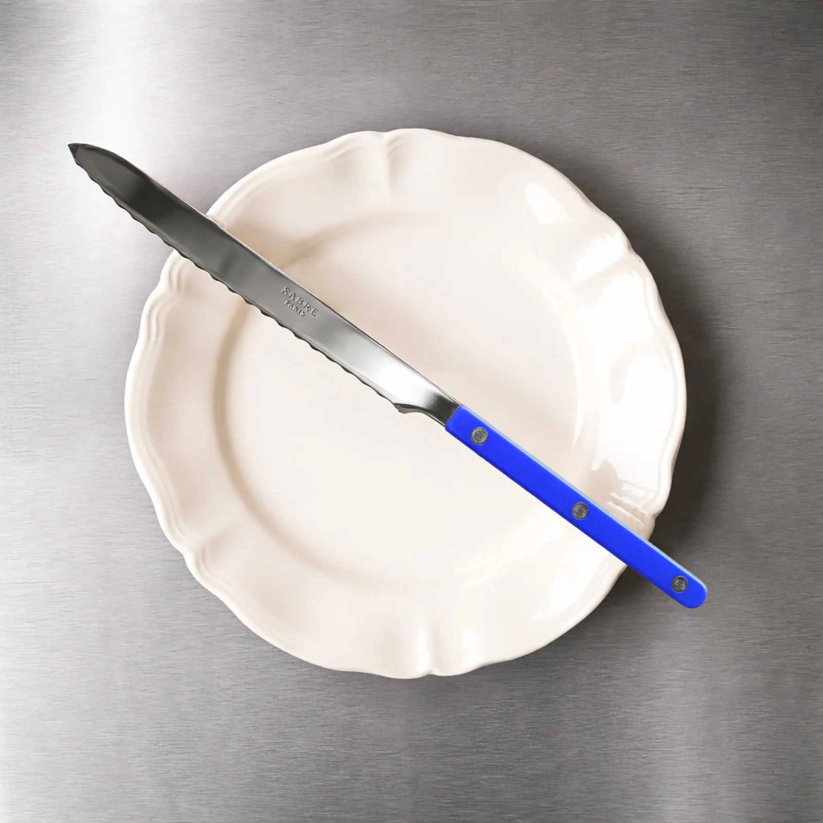 Bistrot Solid, Lapis blue - Bread knife - Image 2
