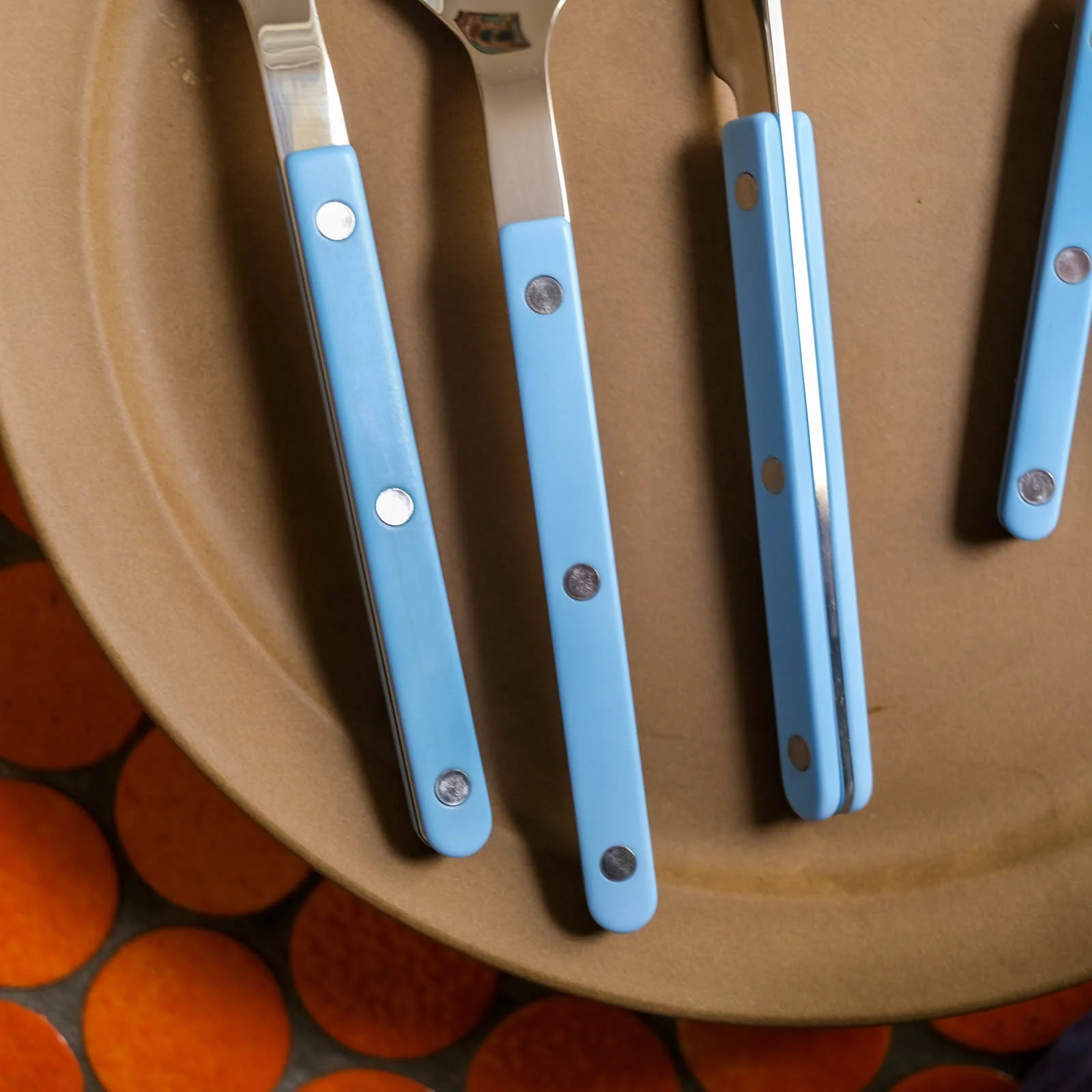 Bistrot Solid, Pastel blue - 24 pieces cutlery set - Image 4