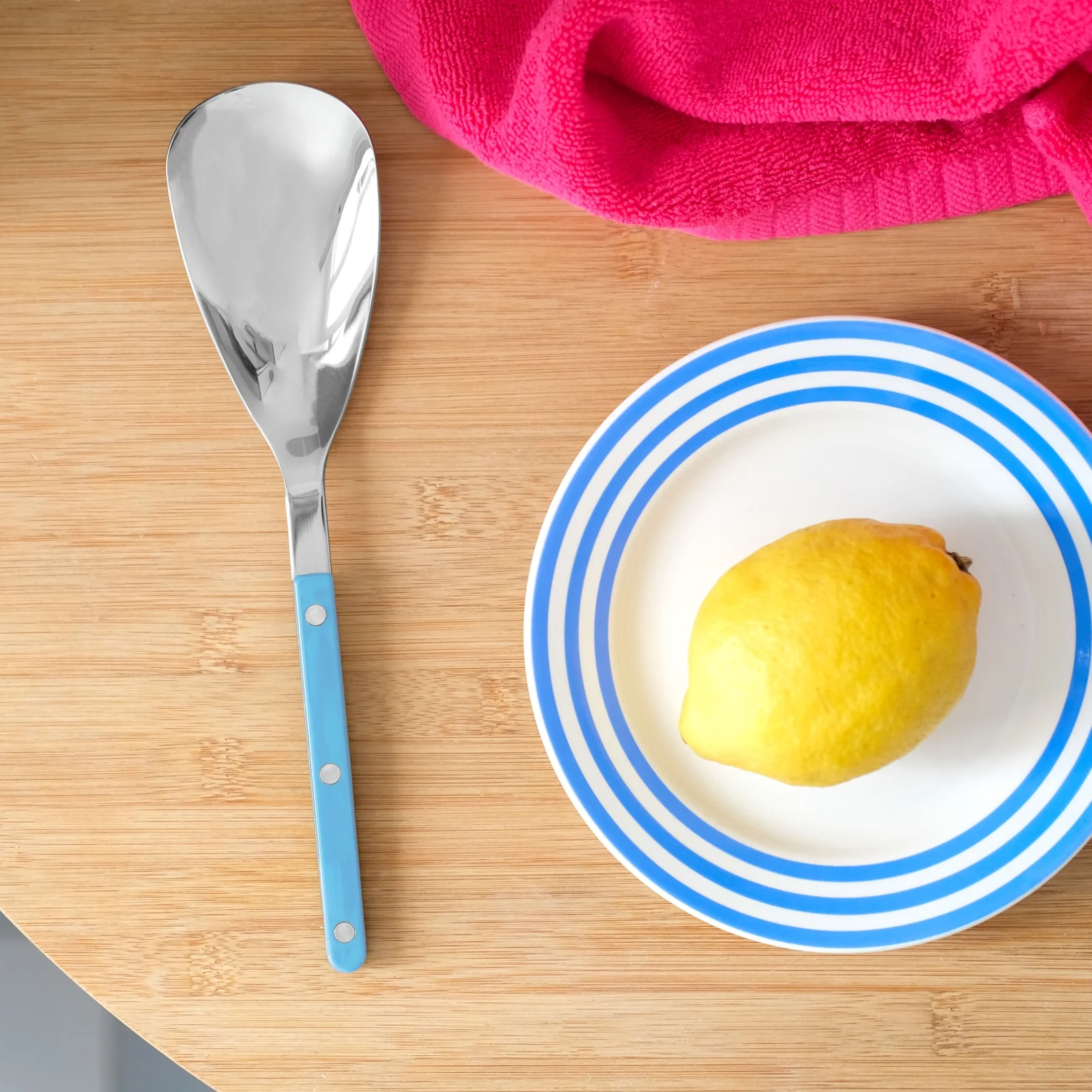 Bistrot Solid, Pastel blue - Rice spoon - Image 2