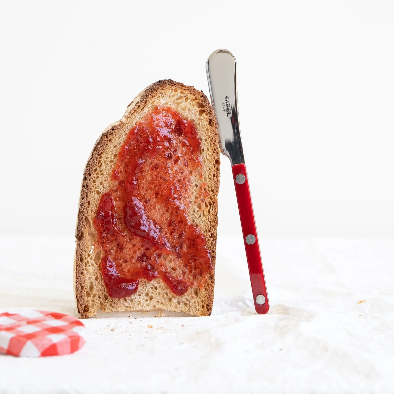 Bistrot Solid, Burgundy - Butter spreader - Image 2