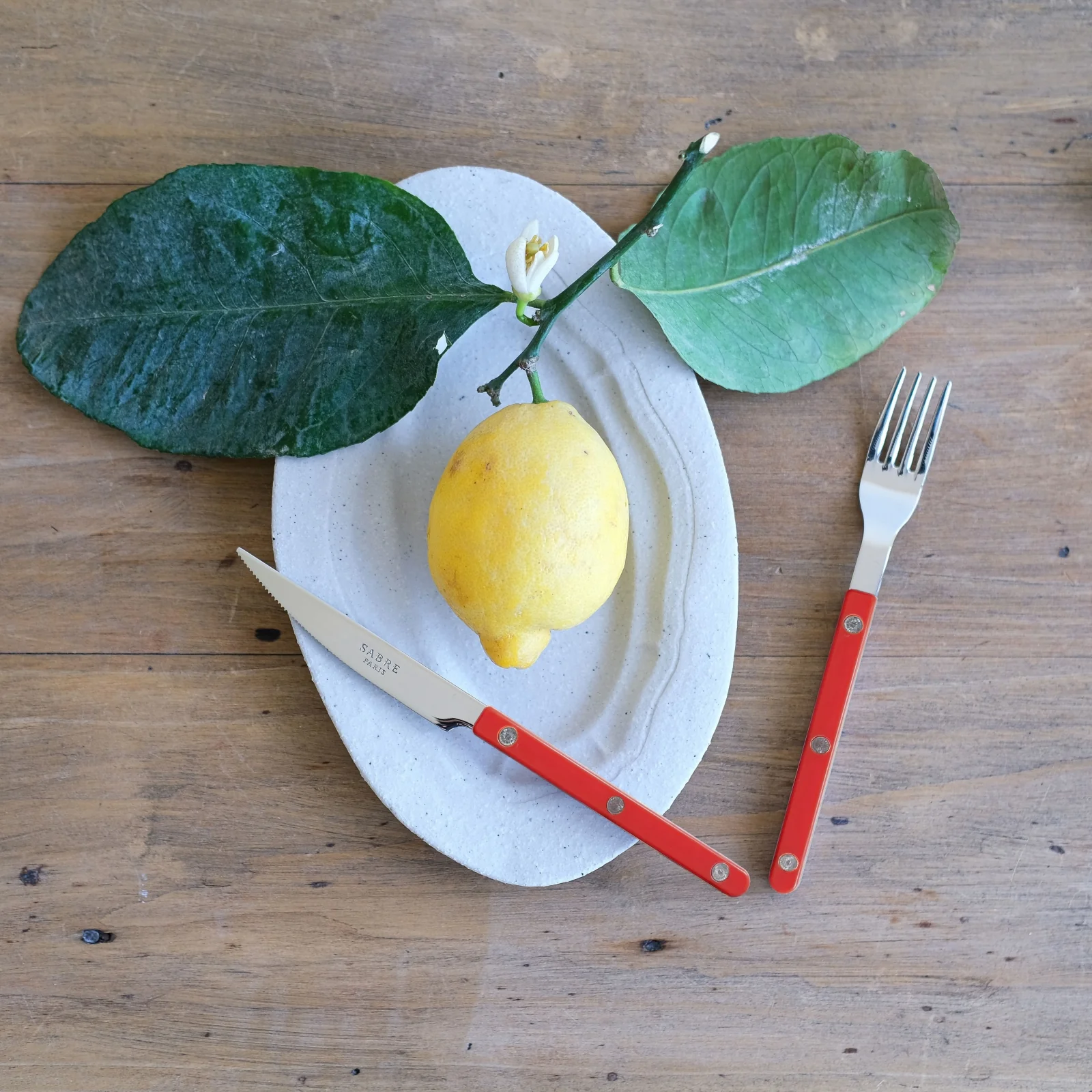 Bistrot Solid, Burgundy - Salad fork - Image 4