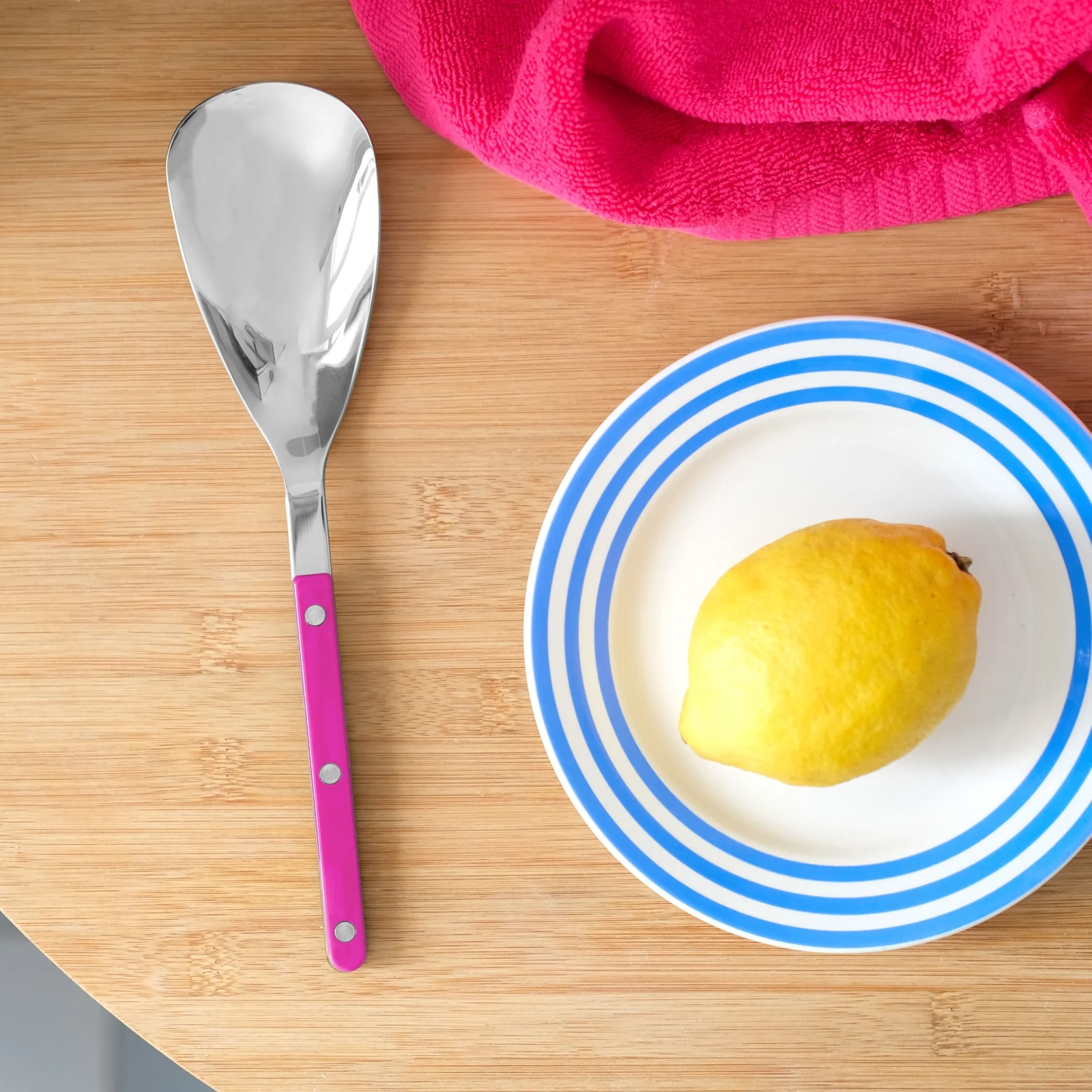 Bistrot Solid, Raspberry - Rice spoon - Image 2