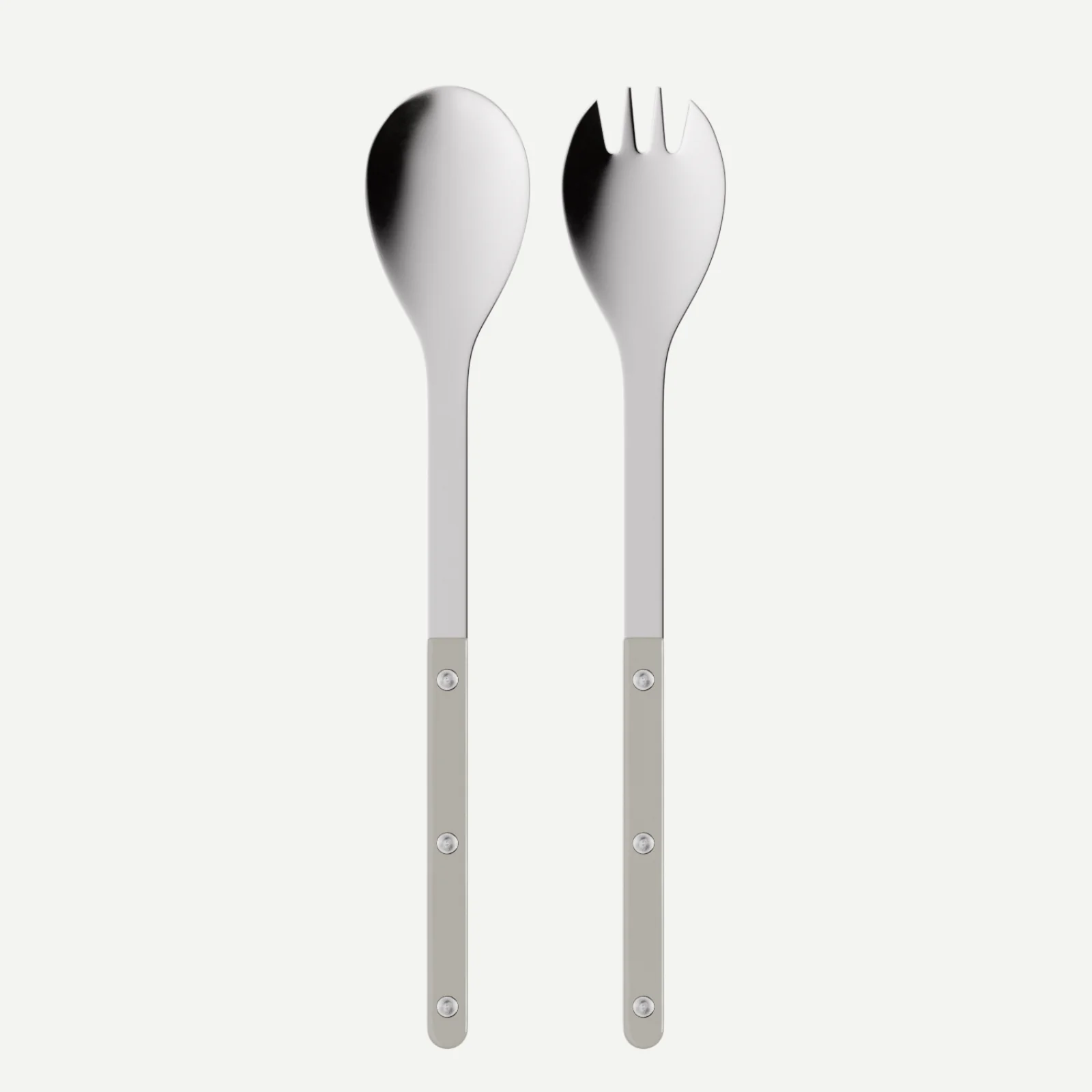 Bistrot Solid, Grey - Salad cutlery set