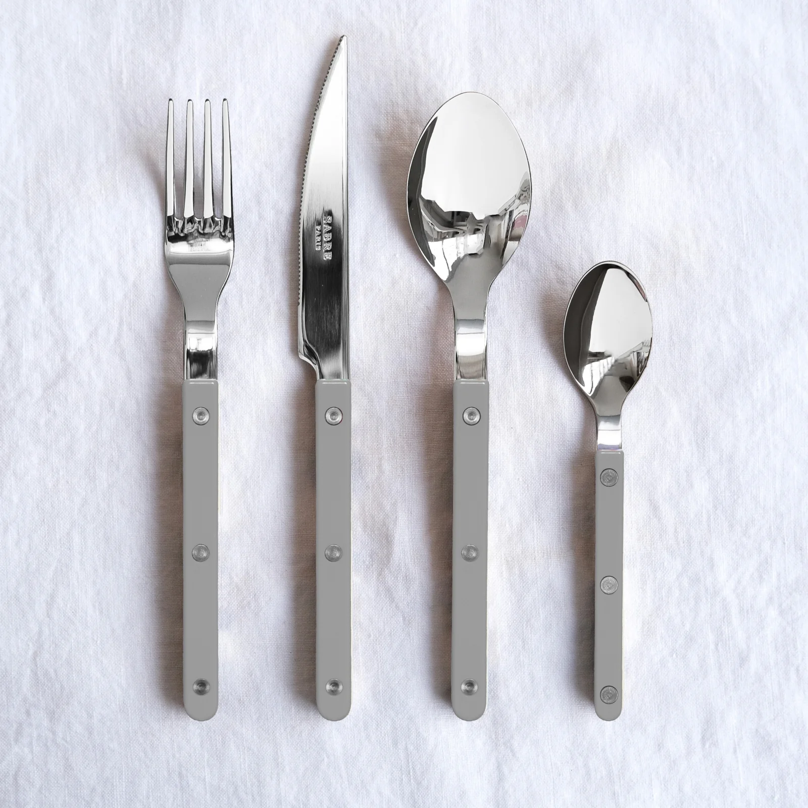 Bistrot Solid, Grey - 24 pieces cutlery set - Image 4