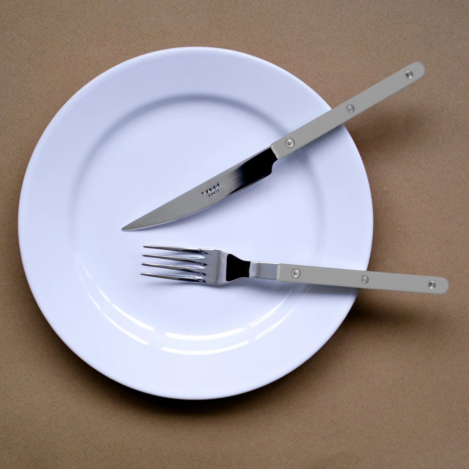 Bistrot Solid, Grey - 5 pieces cutlery set - Image 2