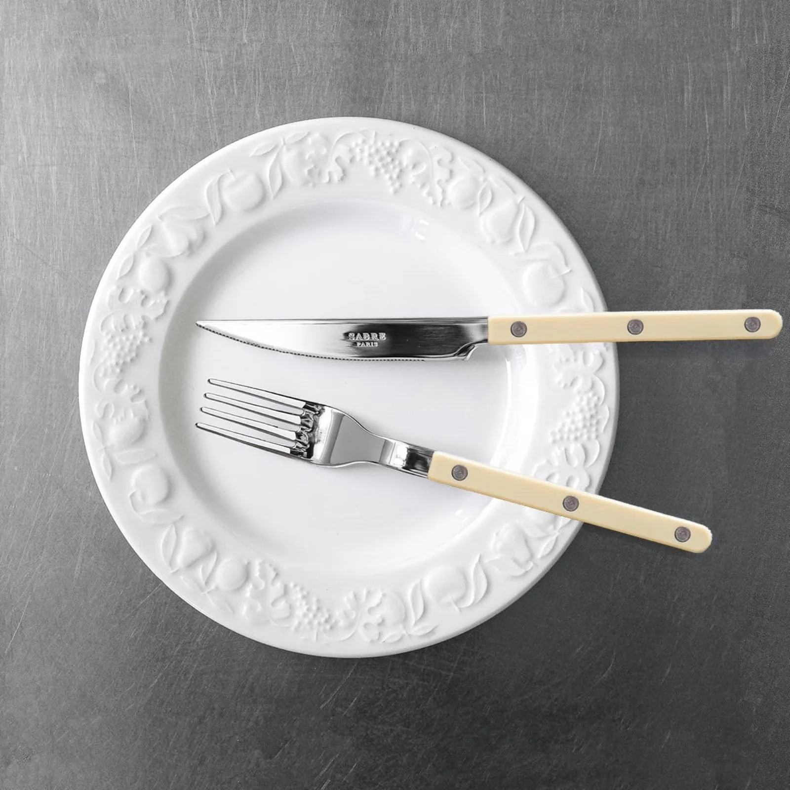 Bistrot Solid, Ivory - Dinner fork - Image 5