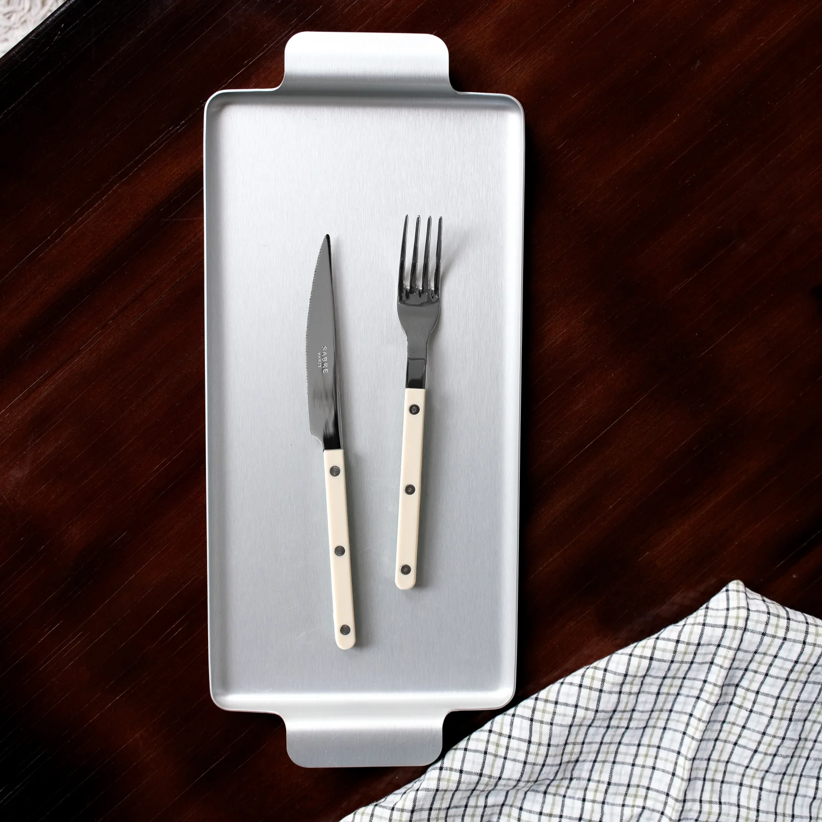 Bistrot Solid, Ivory - 48 pieces cutlery set - Image 2