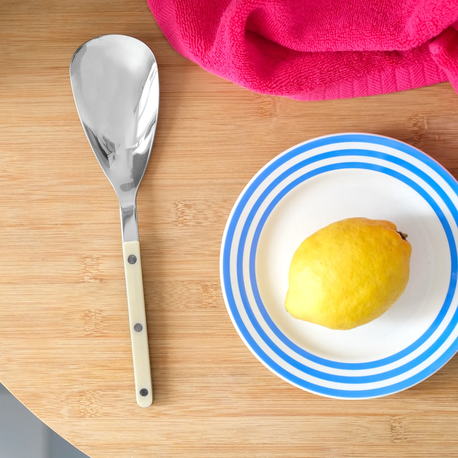 Bistrot Solid, Ivory - Rice spoon - Image 2