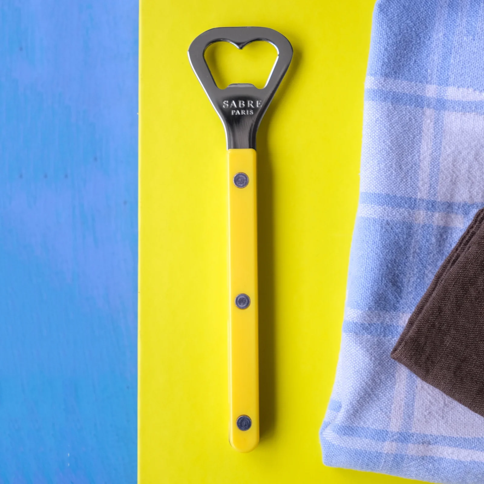 Bistrot Solid, Yellow - Bottle opener - Image 3