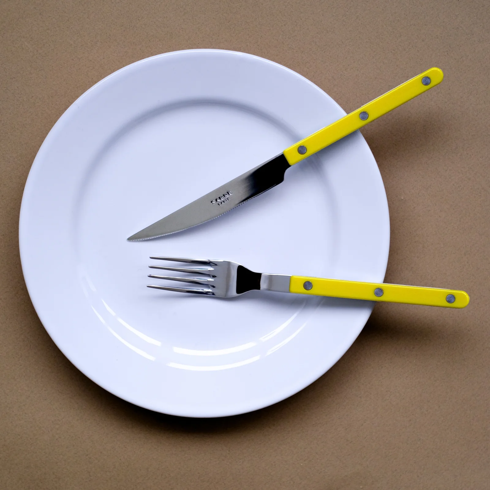 Bistrot Solid, Yellow - 48 pieces cutlery set - Image 2