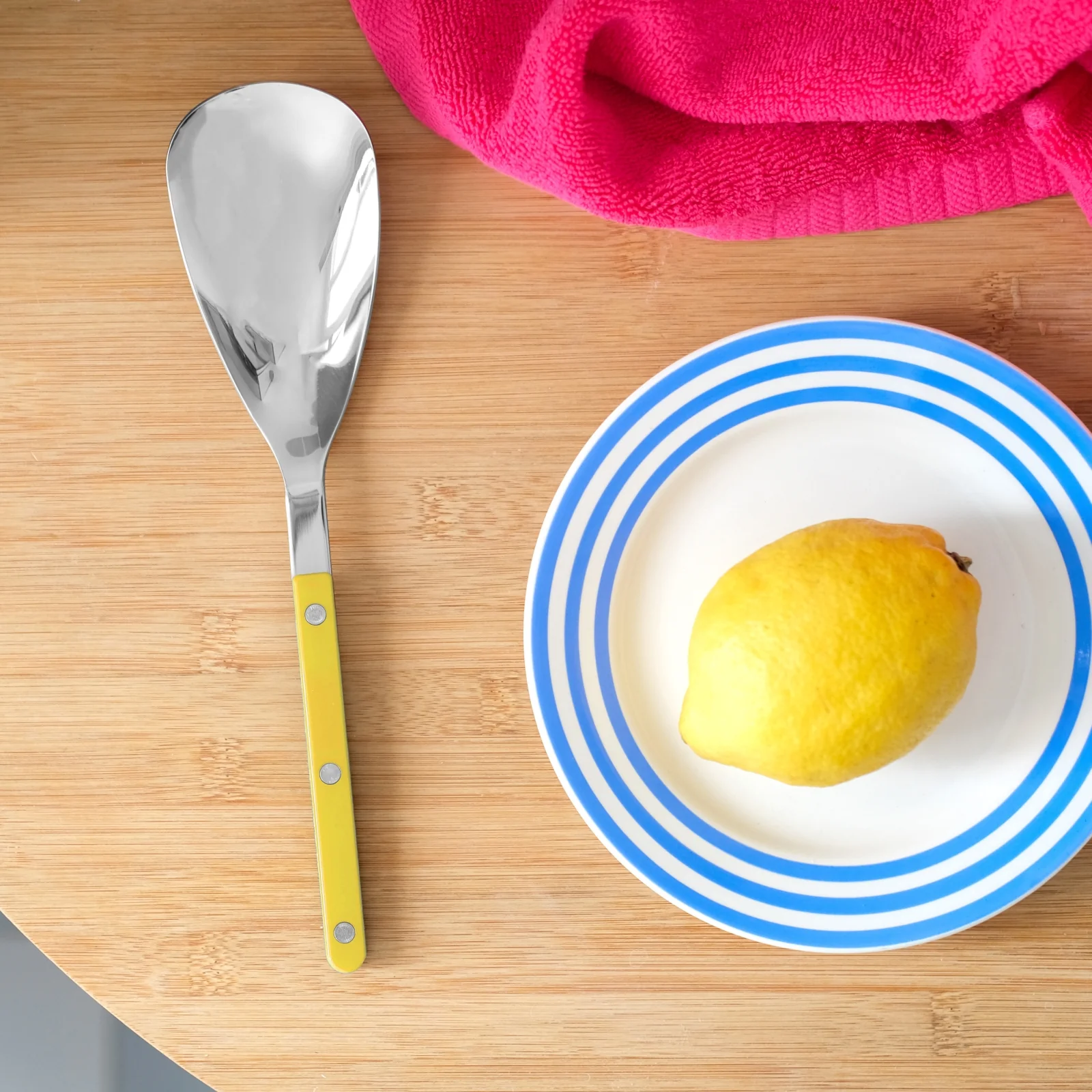 Bistrot Solid, Yellow - Rice spoon - Image 2