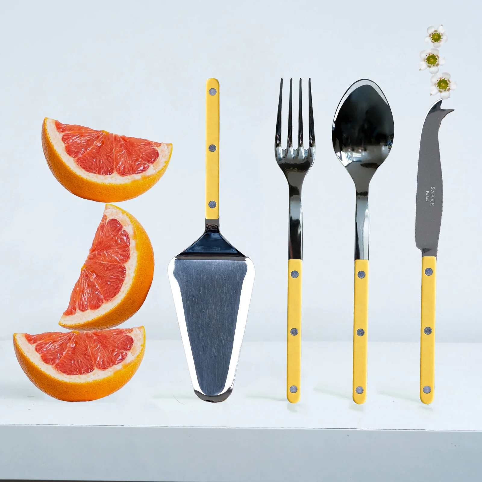Bistrot Solid, Yellow - Set of 4 Bistrot must-have serving pieces - Image 2