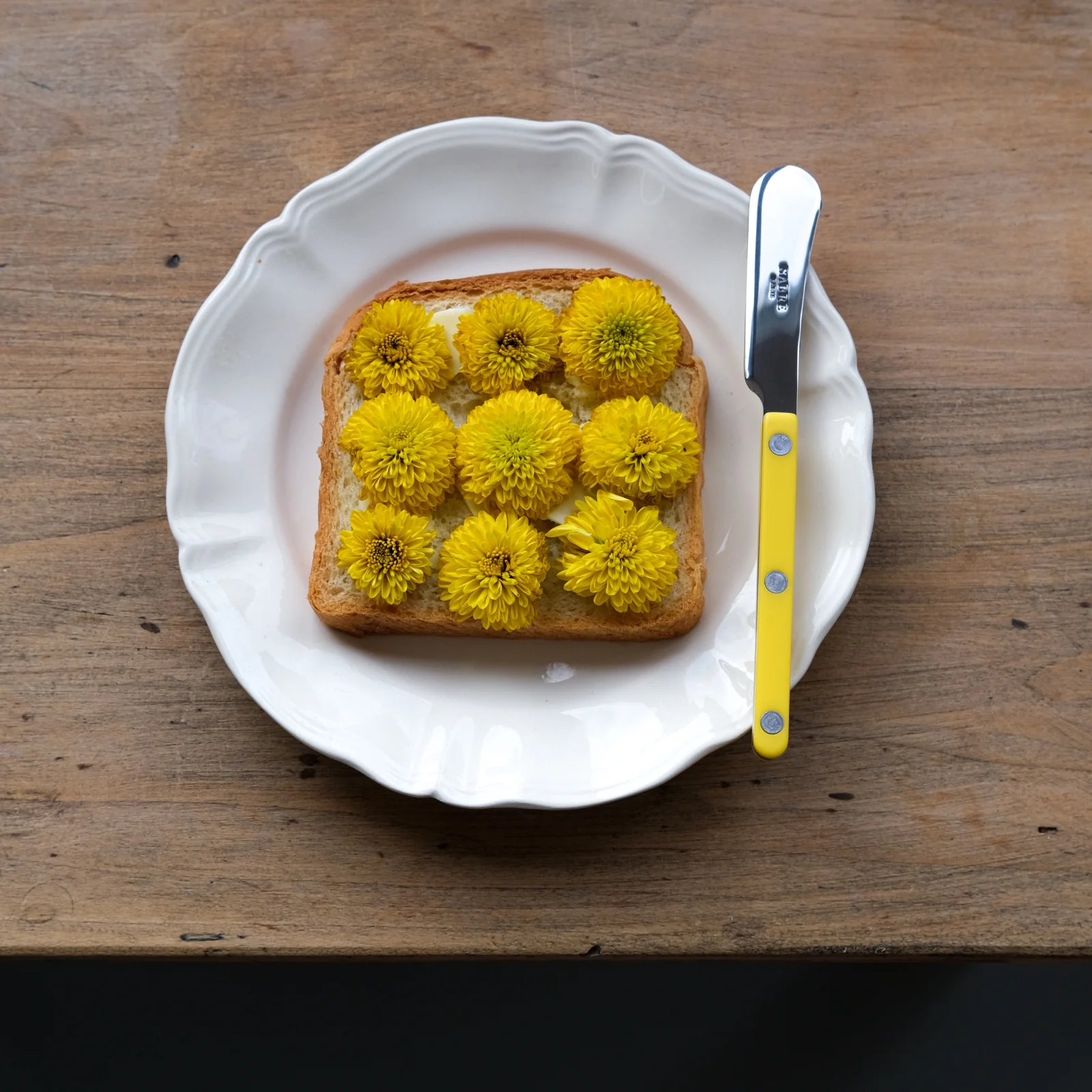 Bistrot Solid, Yellow - Butter spreader - Image 2