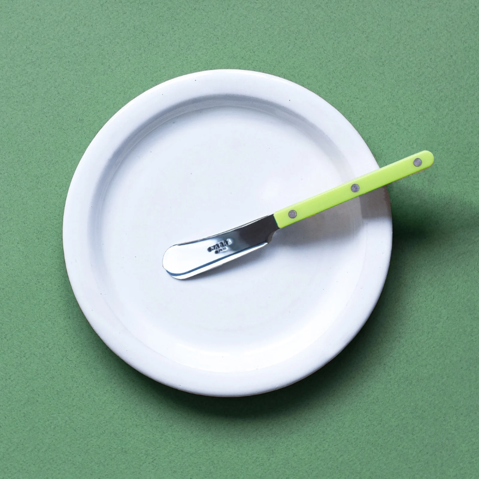 Bistrot Solid, Lime - Butter spreader - Image 2