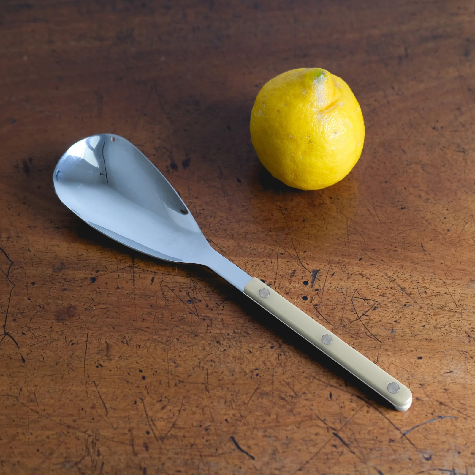 Bistrot Solid, Light kaki - Rice spoon - Image 2
