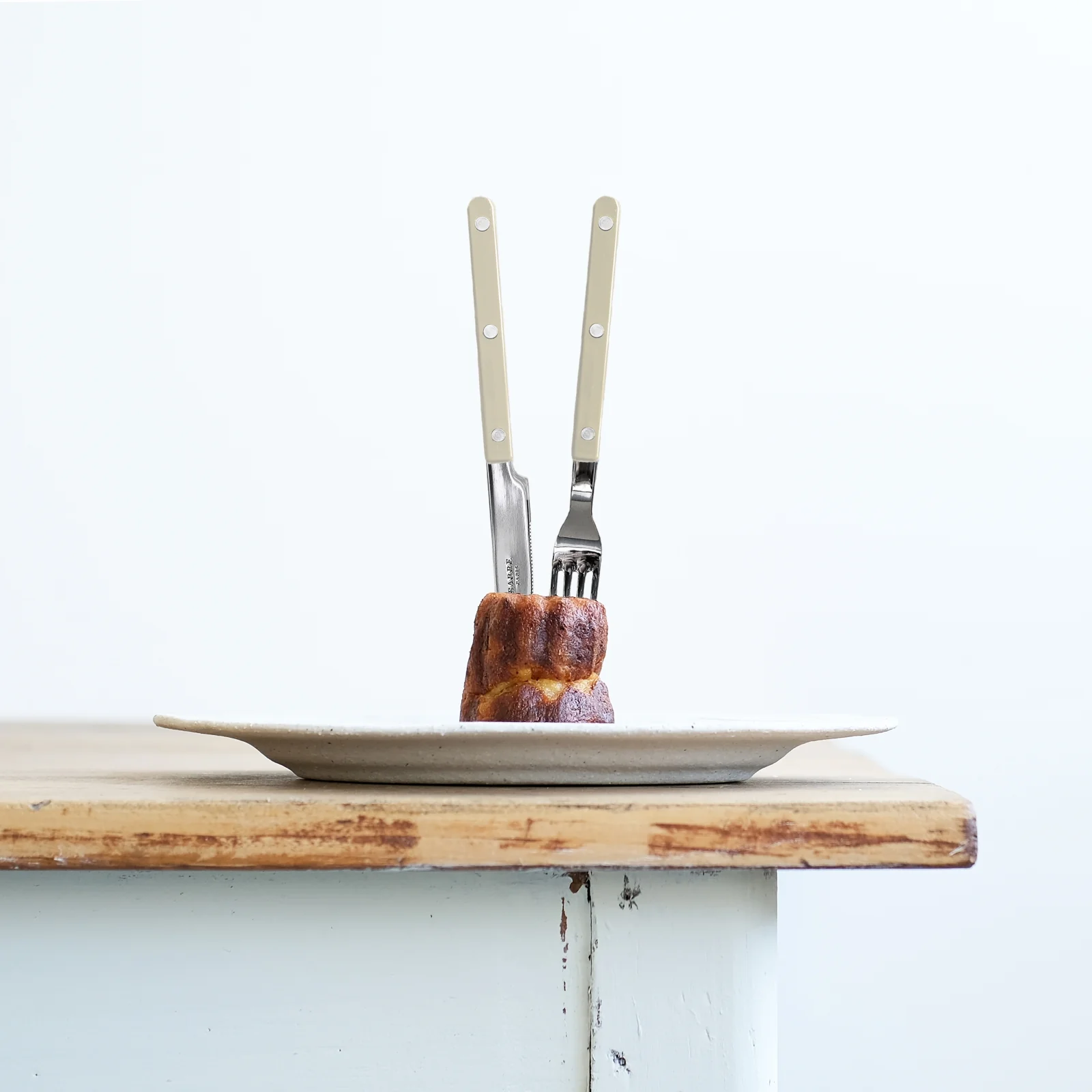 Bistrot Solid, Light kaki - Salad fork - Image 3