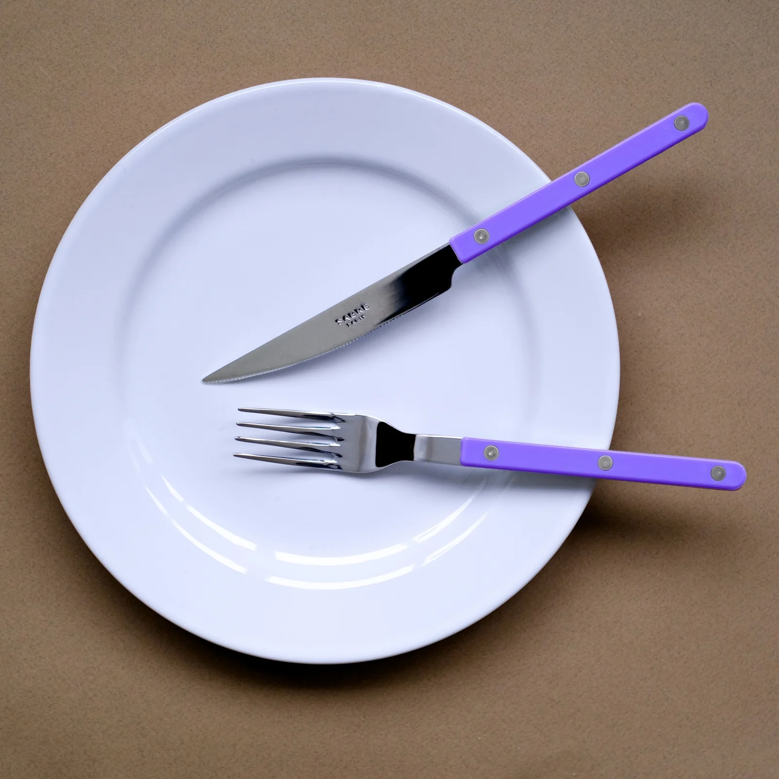 Bistrot Solid, Purple - Dinner knife - Image 2