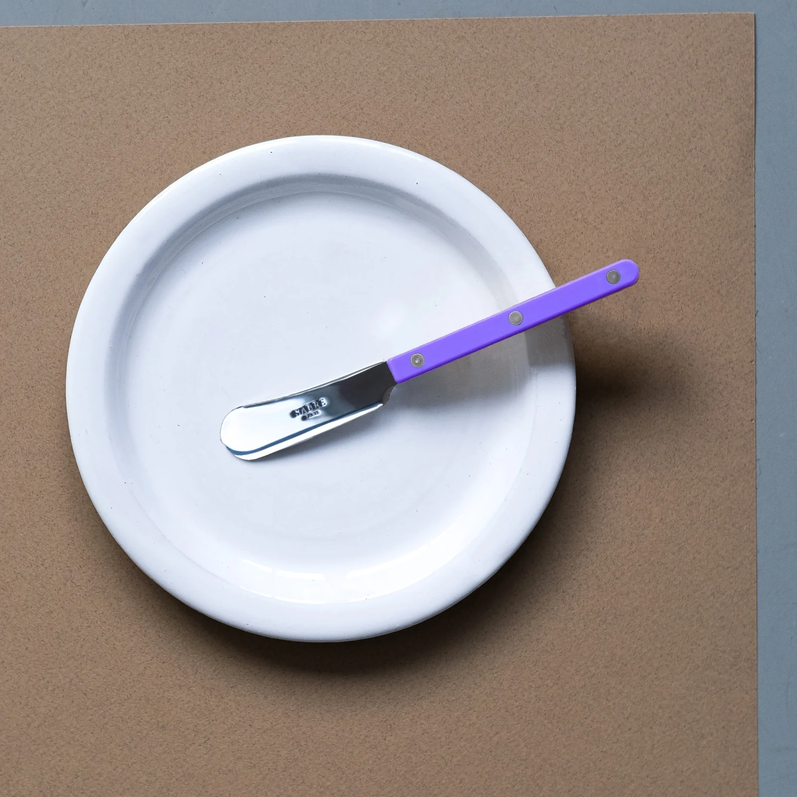 Bistrot Solid, Purple - Butter spreader - Image 2
