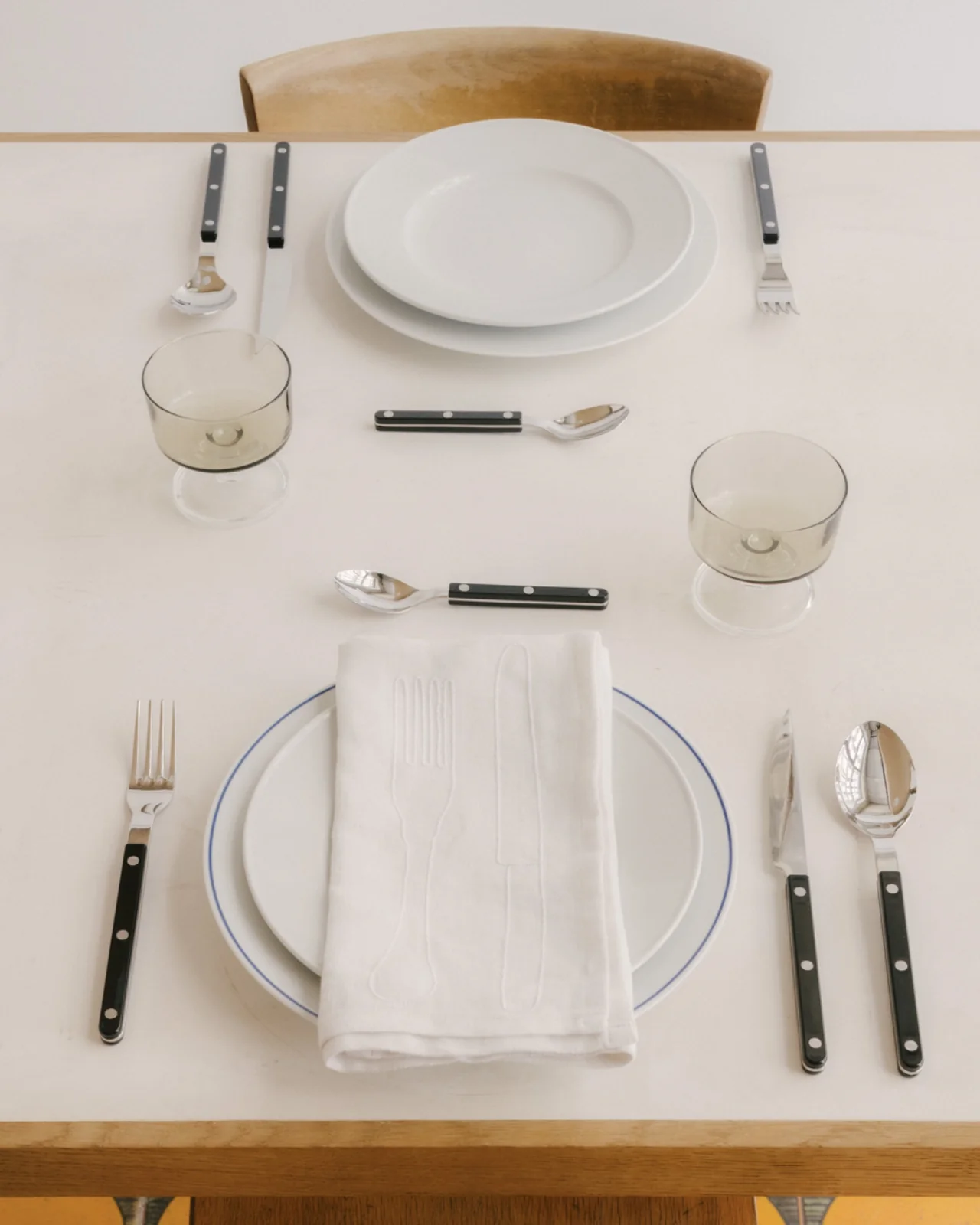 Bistrot Solid, Black - 24 pieces cutlery set - Image 3