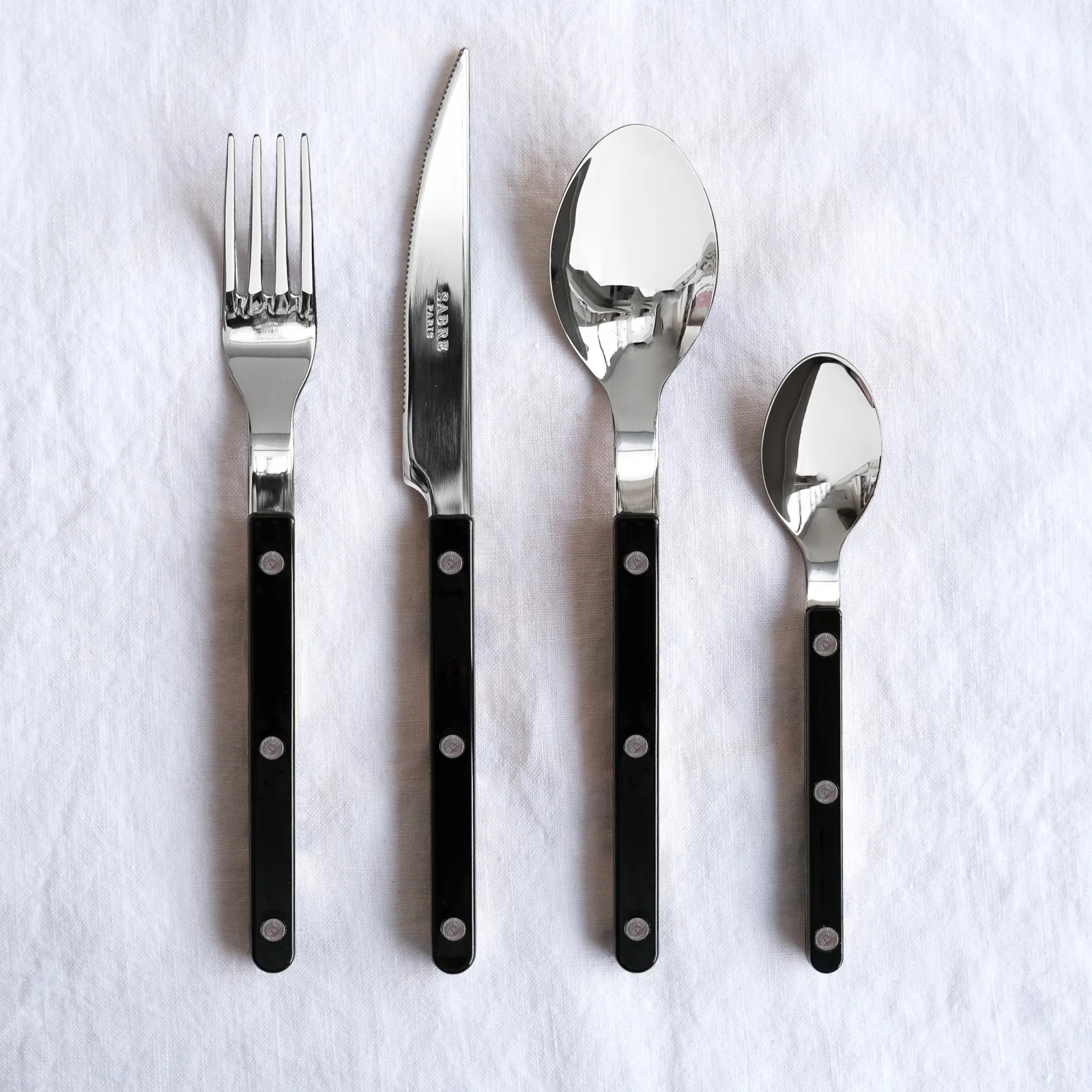 Bistrot Solid, Black - 48 pieces cutlery set - Image 2