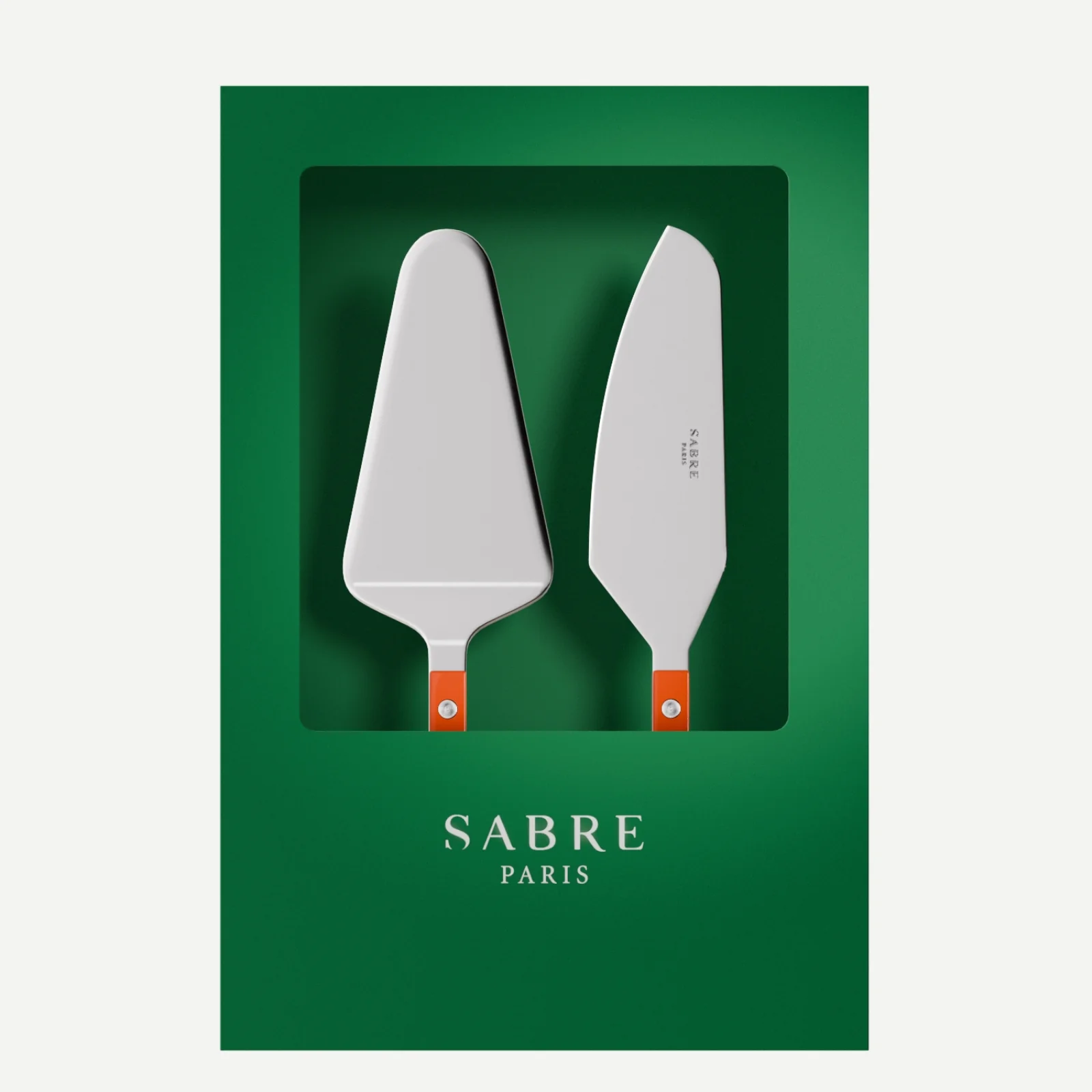 Bistrot Solid, Orange - Box of 2 tart servers