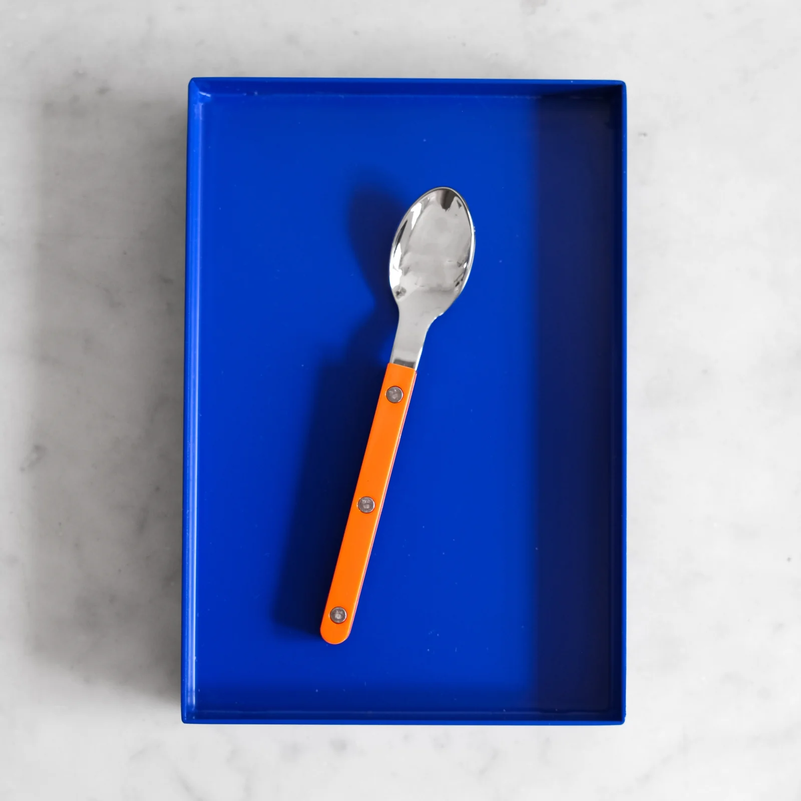 Bistrot Solid, Orange - Box of 6 espresso spoons - Image 2