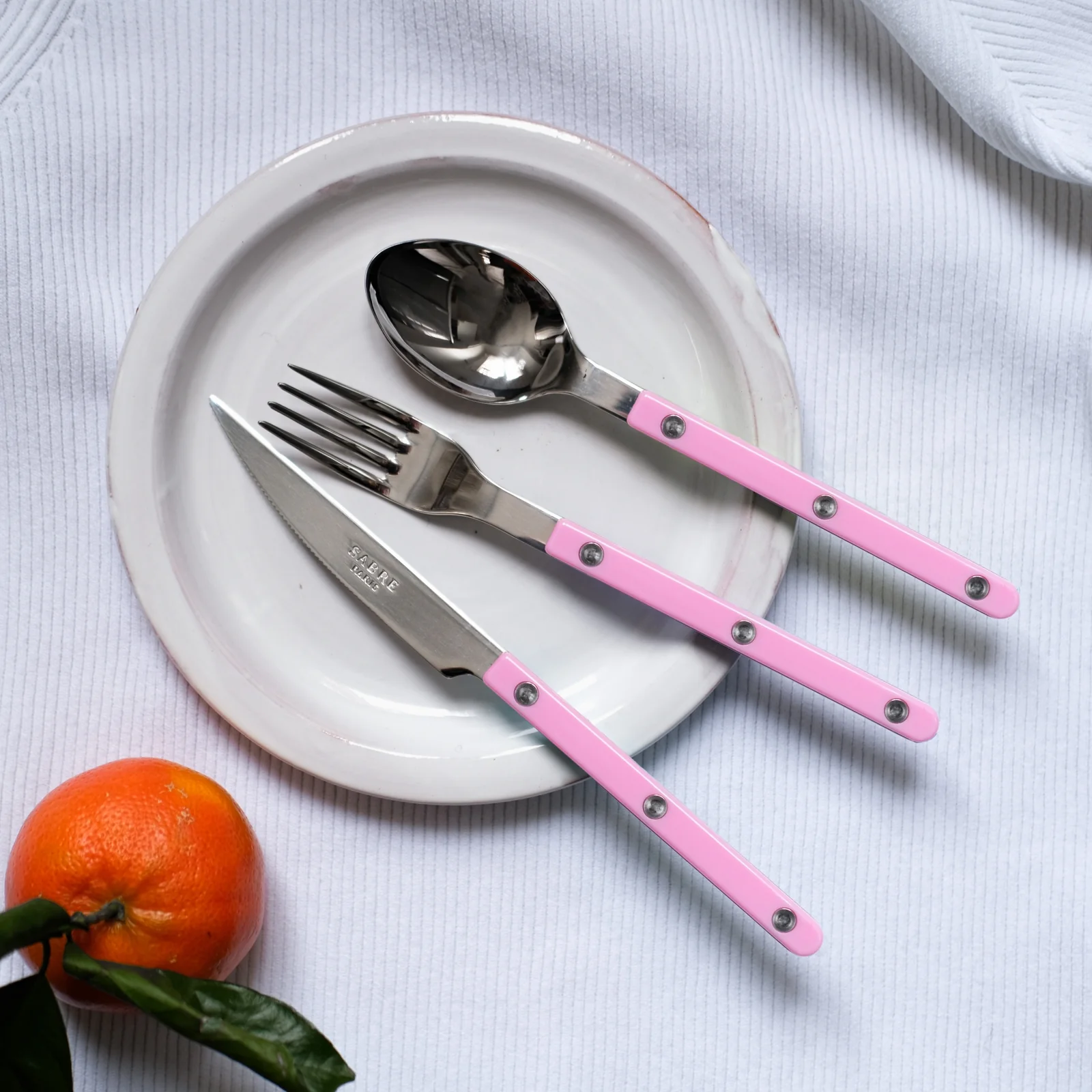 Bistrot Solid, Pink - Dessert knife - Image 2