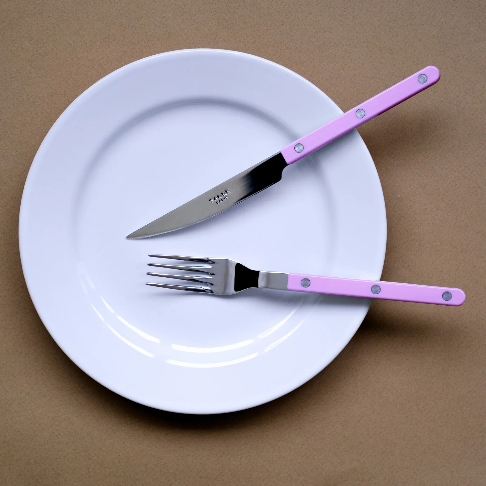 Bistrot Solid, Pink - 5 pieces cutlery set - Image 2