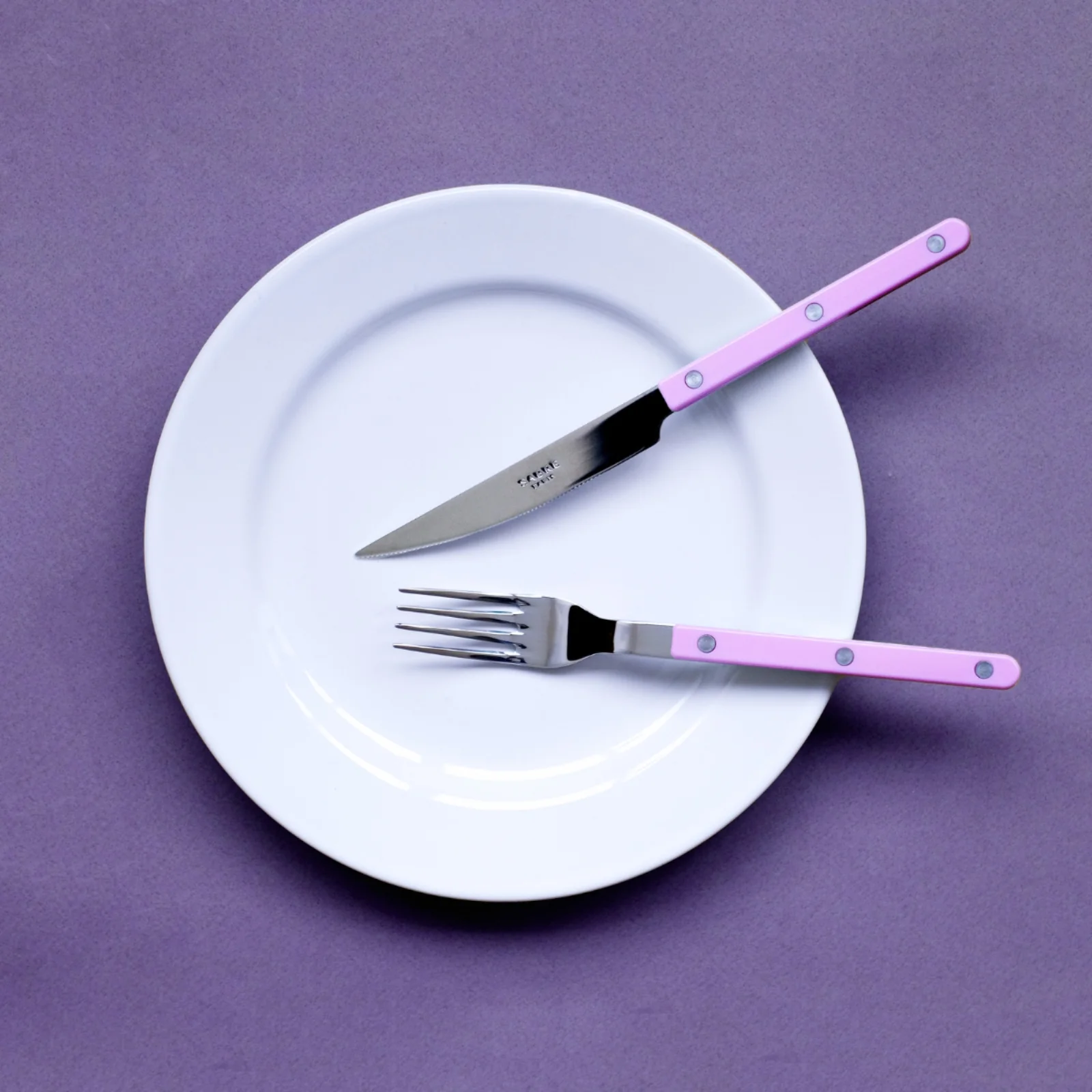Bistrot Solid, Pink - Dinner fork - Image 2