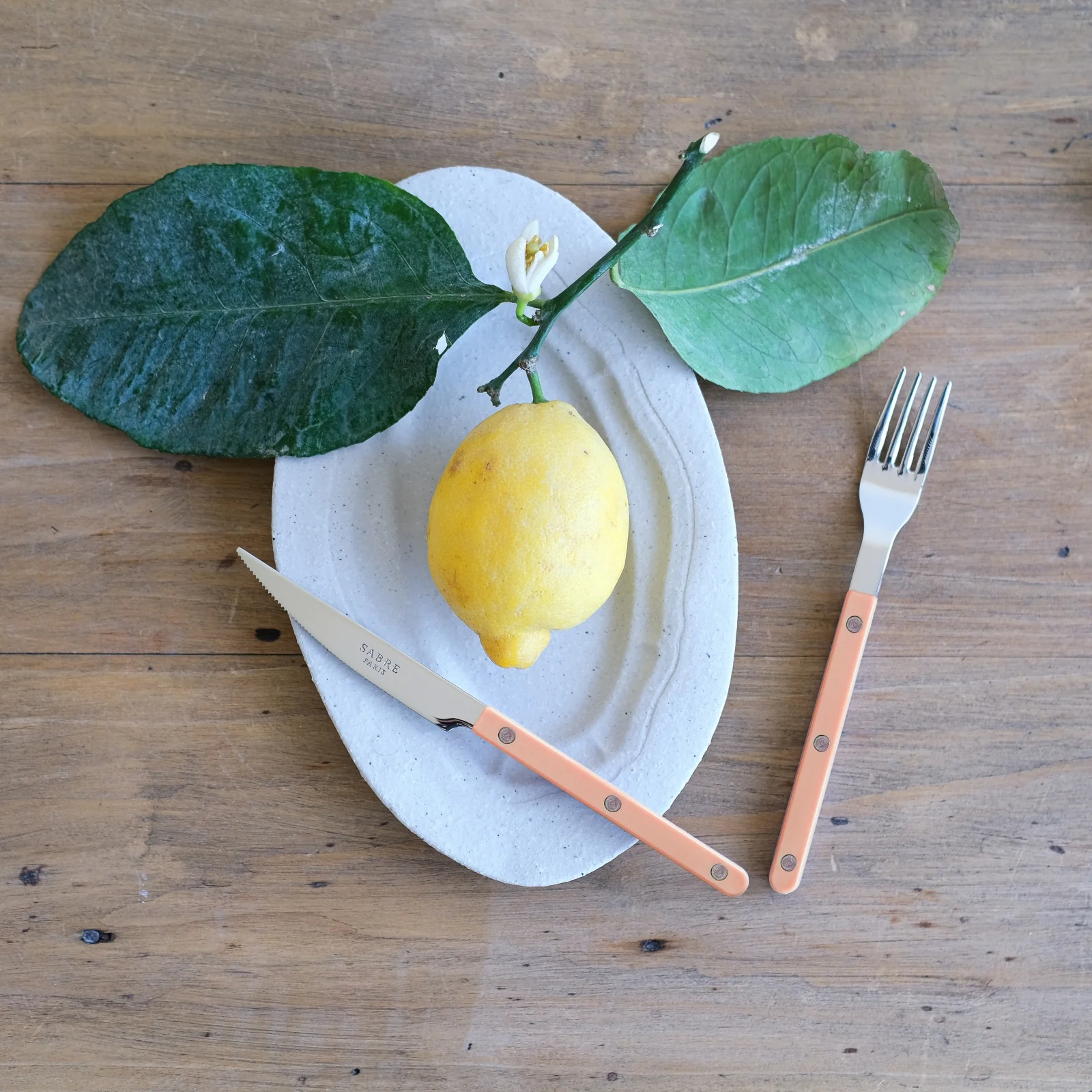 Bistrot Solid, Nude Pink - Dessert knife - Image 2