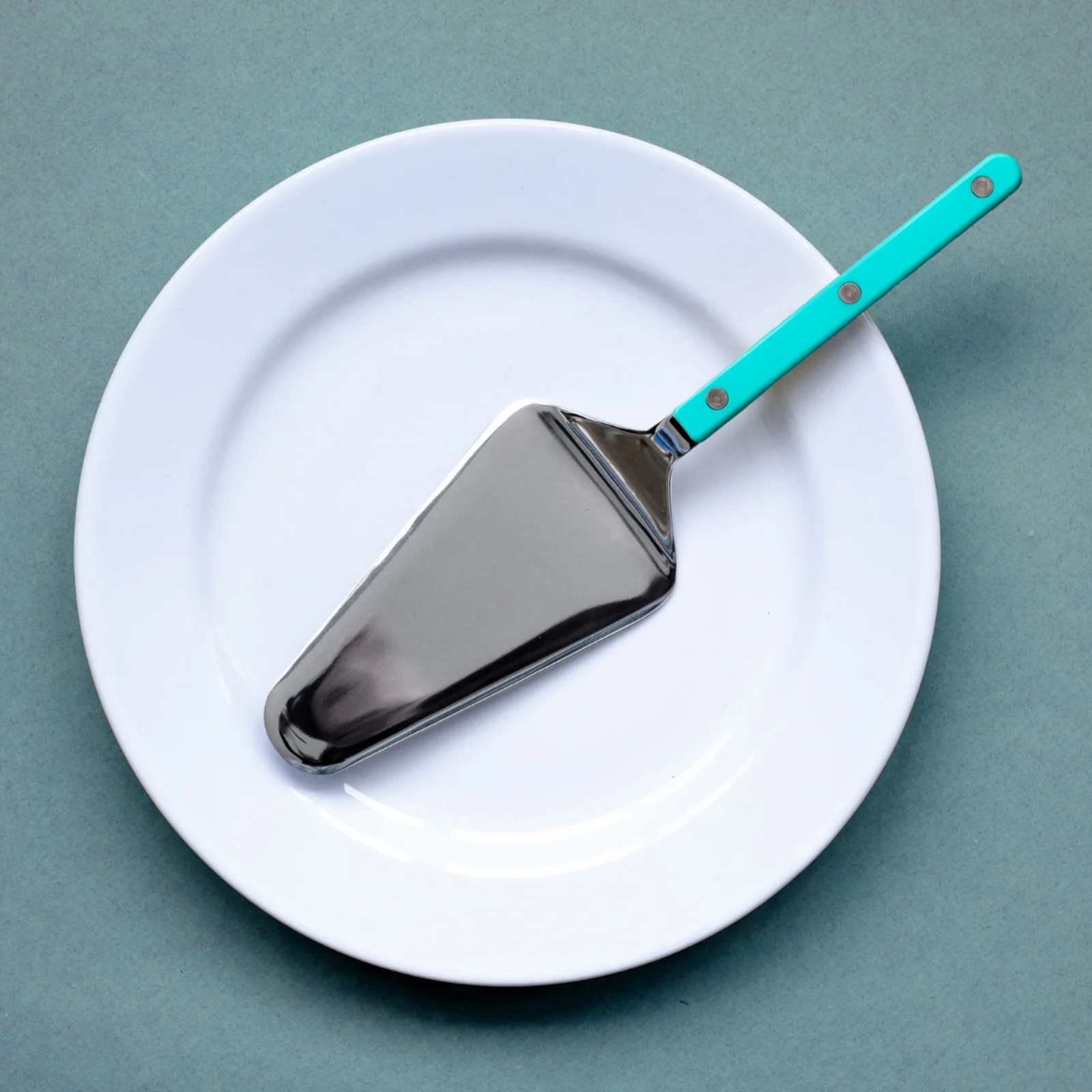 Bistrot Solid, Turquoise - Tart server - Image 2