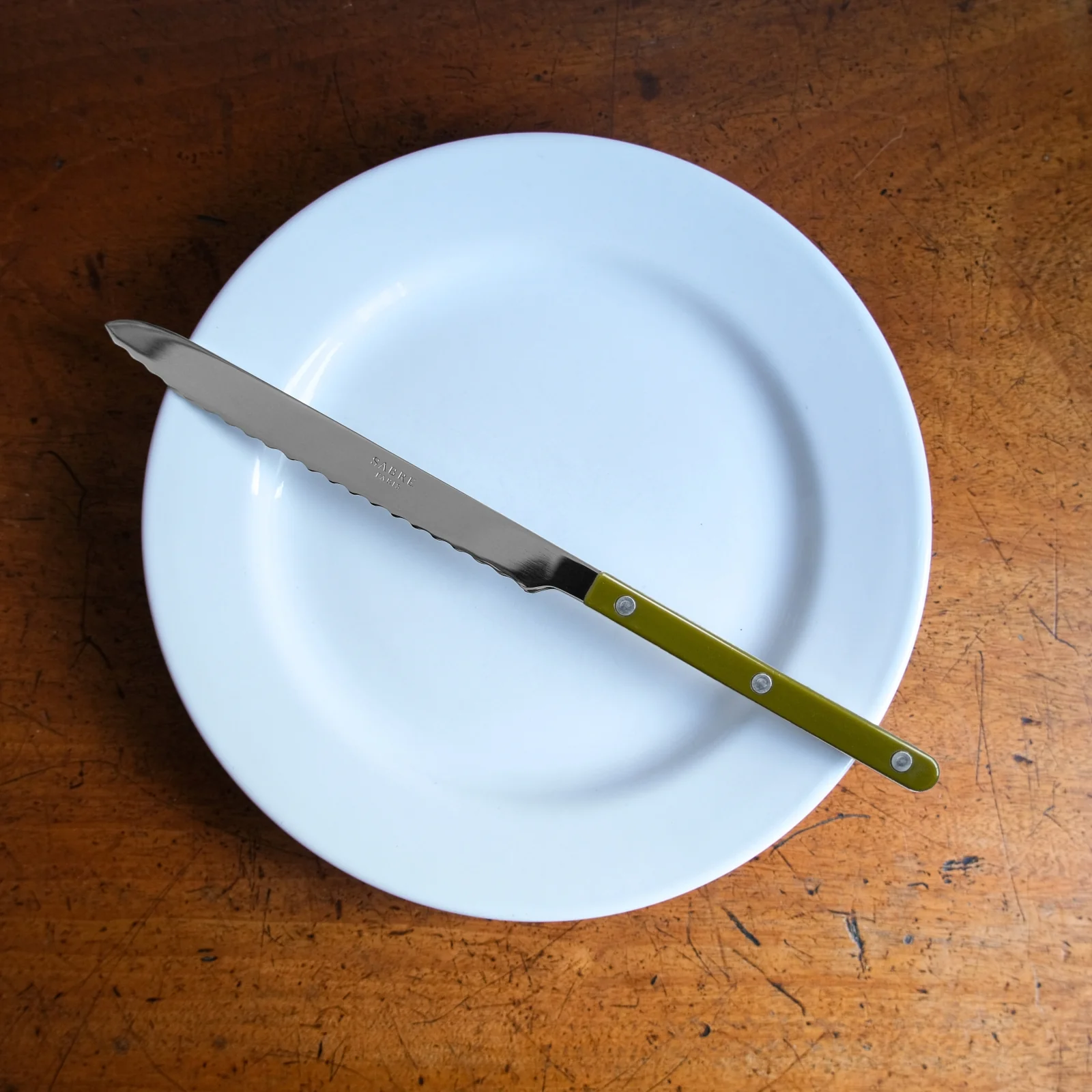 Bistrot Solid, Green fern - Bread knife - Image 2