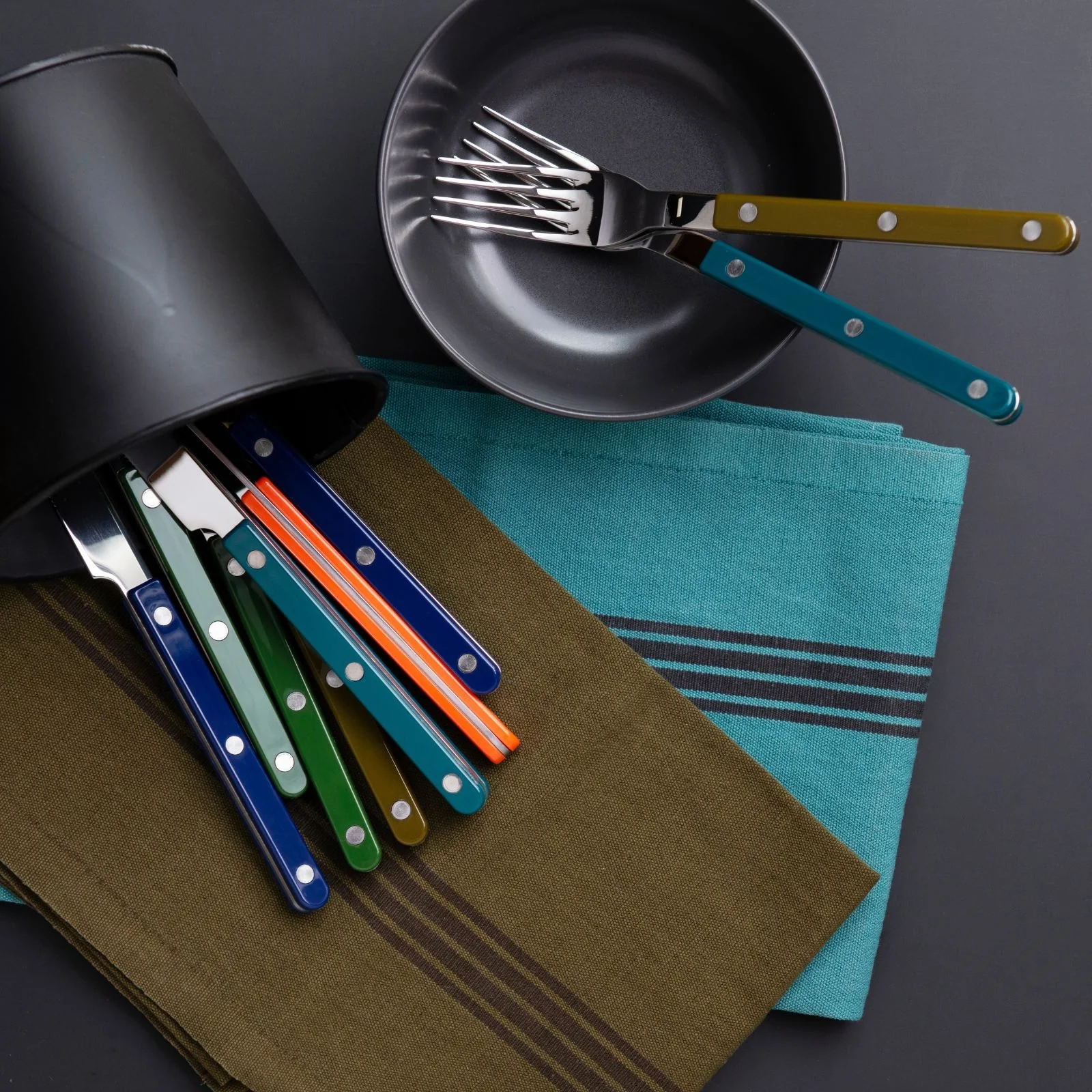 Bistrot Solid, Green fern - Dinner fork - Image 4