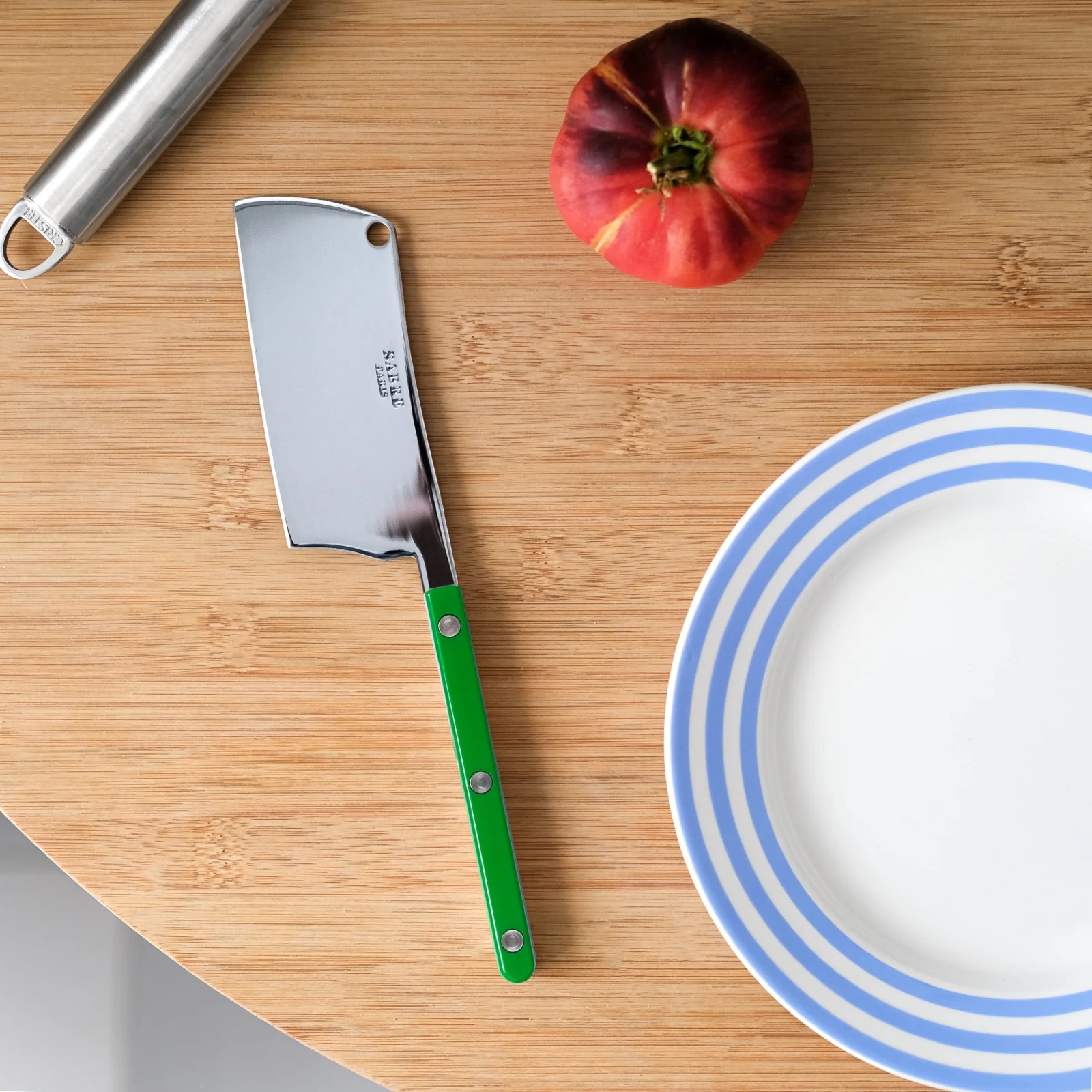 Bistrot Solid, Garden green - Cheese cleaver - Image 2