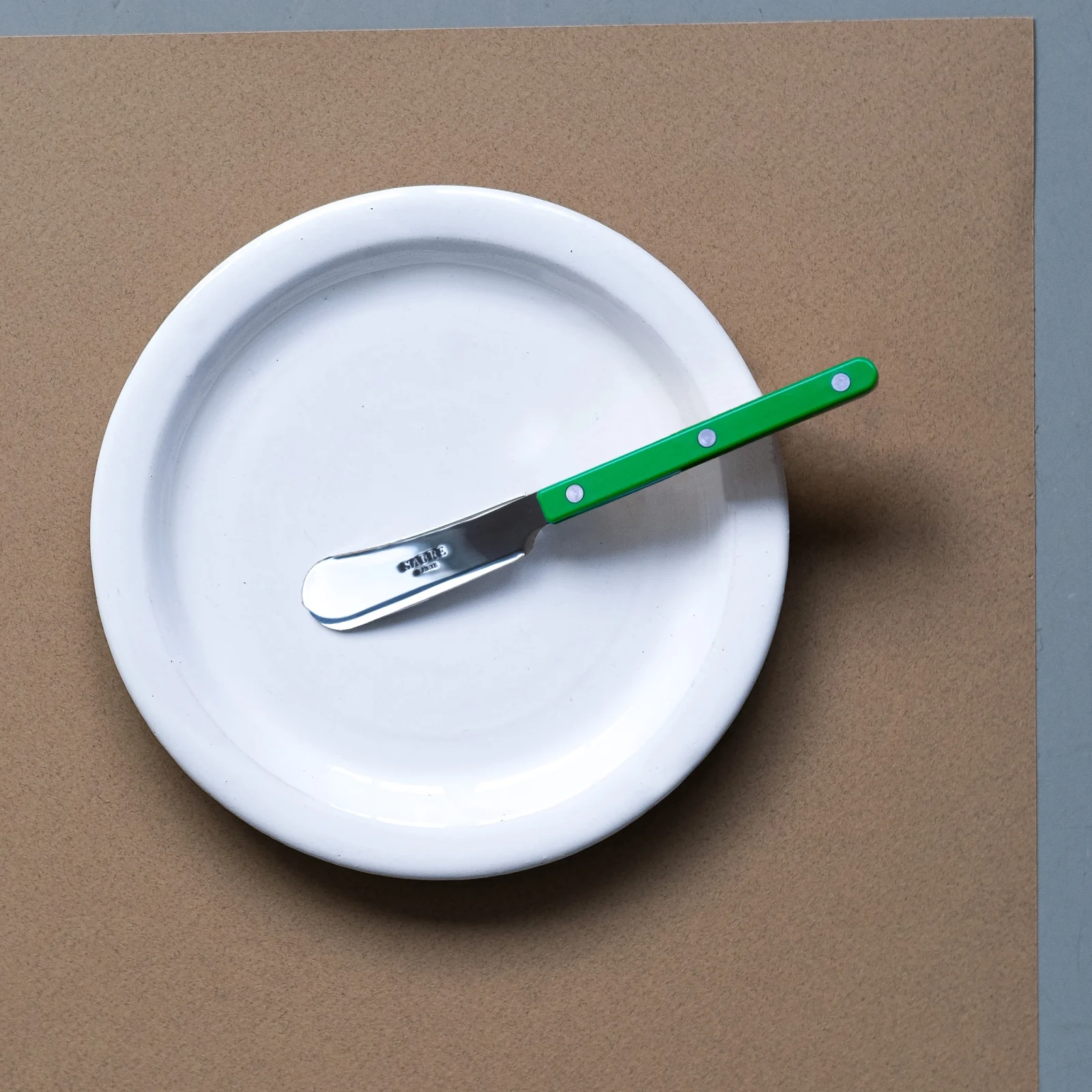 Bistrot Solid, Garden green - Butter spreader - Image 2