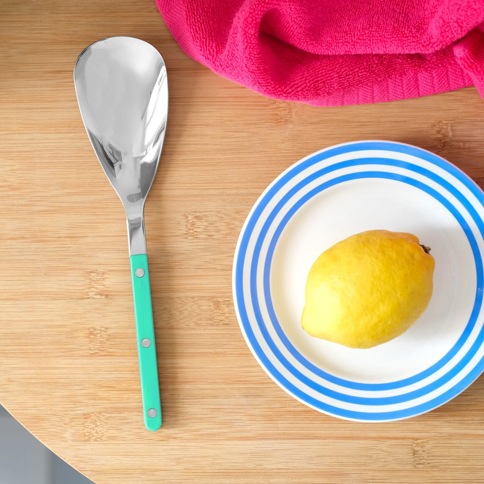 Bistrot Solid, Pastel green - Rice spoon - Image 2