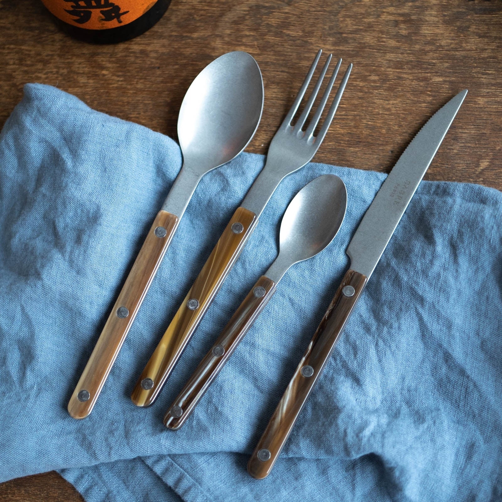 Bistrot Vintage Buffalo, Faux Buffalo - 48 pieces cutlery set - Image 2