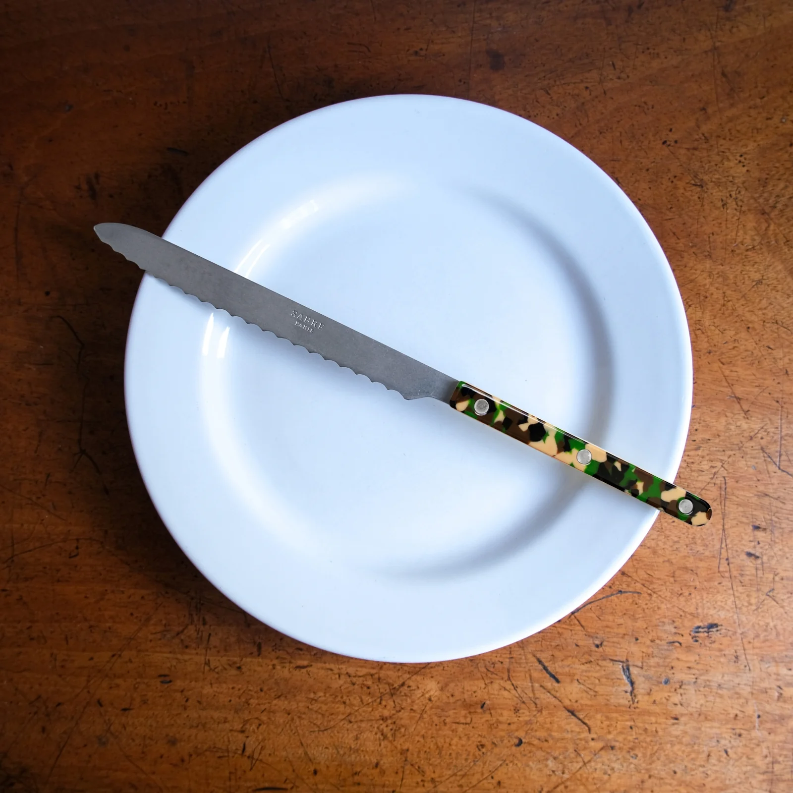Bistrot Vintage Camouflage, Camouflage - Bread knife - Image 2