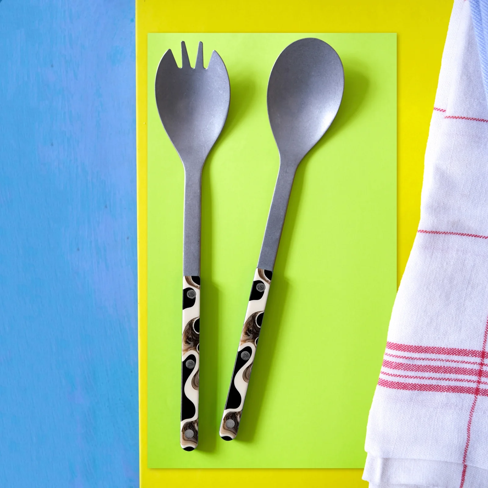 Bistrot Vintage Dune, Dune Black - Salad cutlery set - Image 2