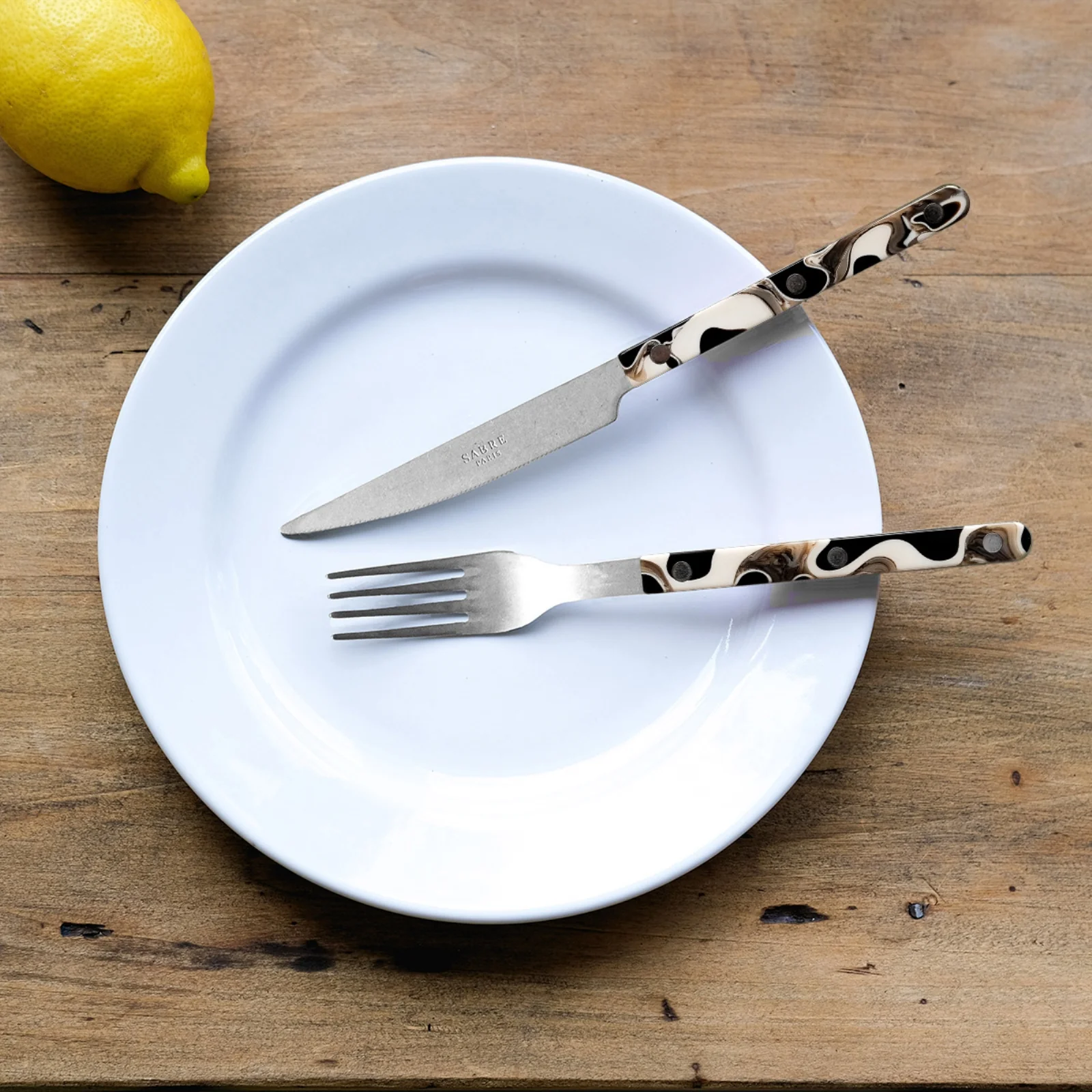 Bistrot Vintage Dune, Dune Black - 4 pieces cutlery set - Image 4