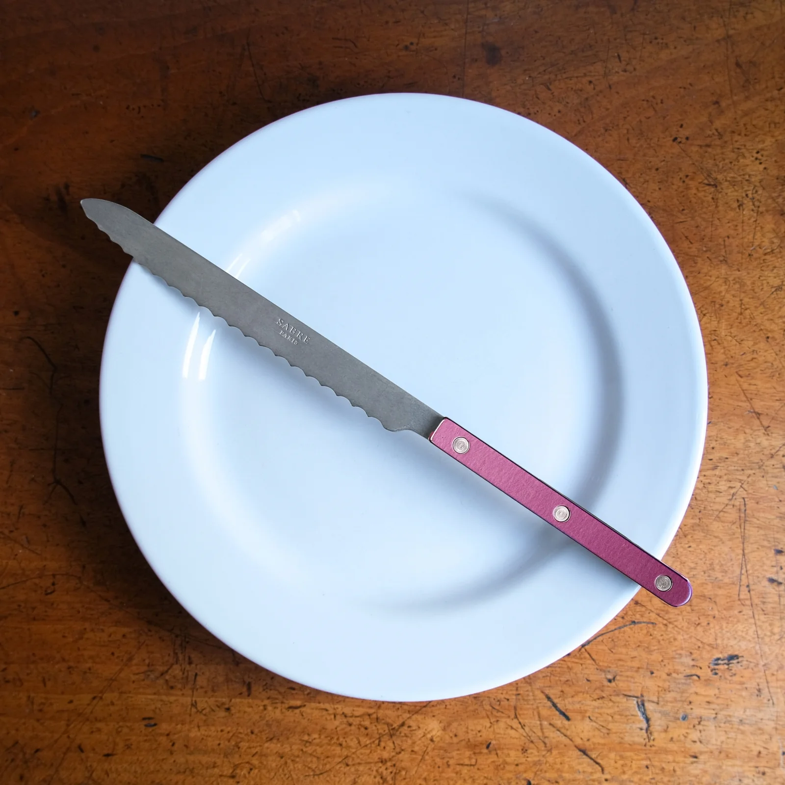 Bistrot Vintage Pearly, Aubergine - Bread knife - Image 2