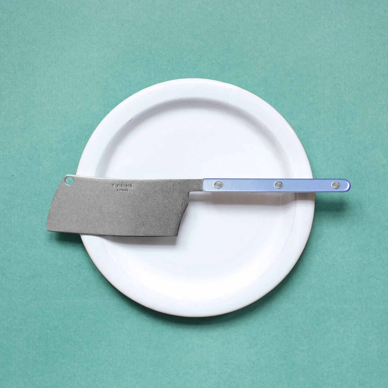 Bistrot Vintage Pearly, Light blue - Cheese cleaver - Image 3