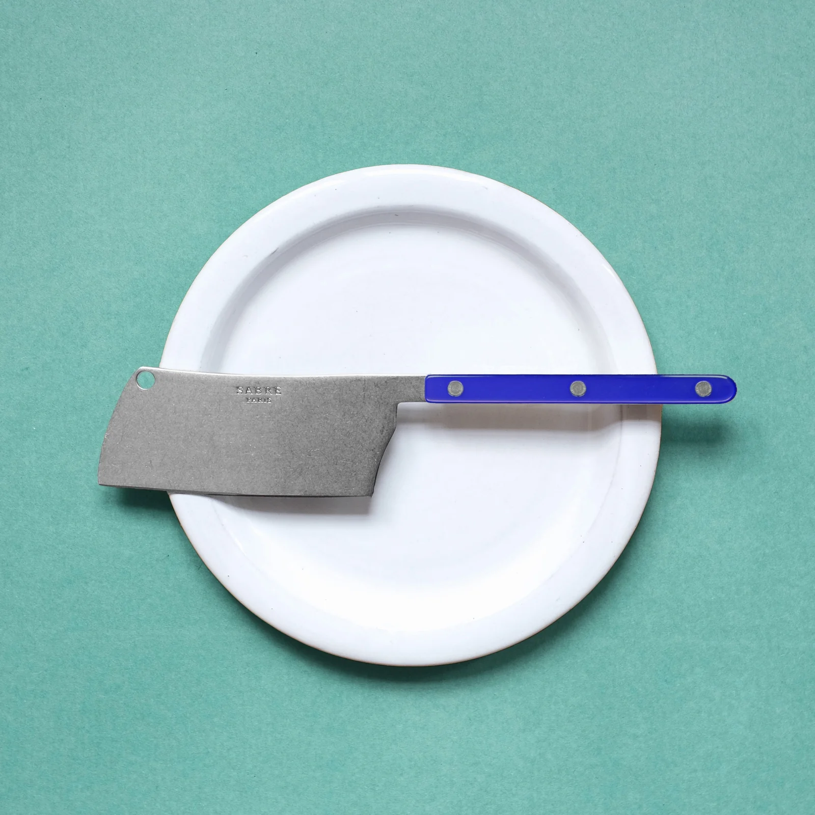 Bistrot Vintage Pearly, Lapis blue - Cheese cleaver - Image 2