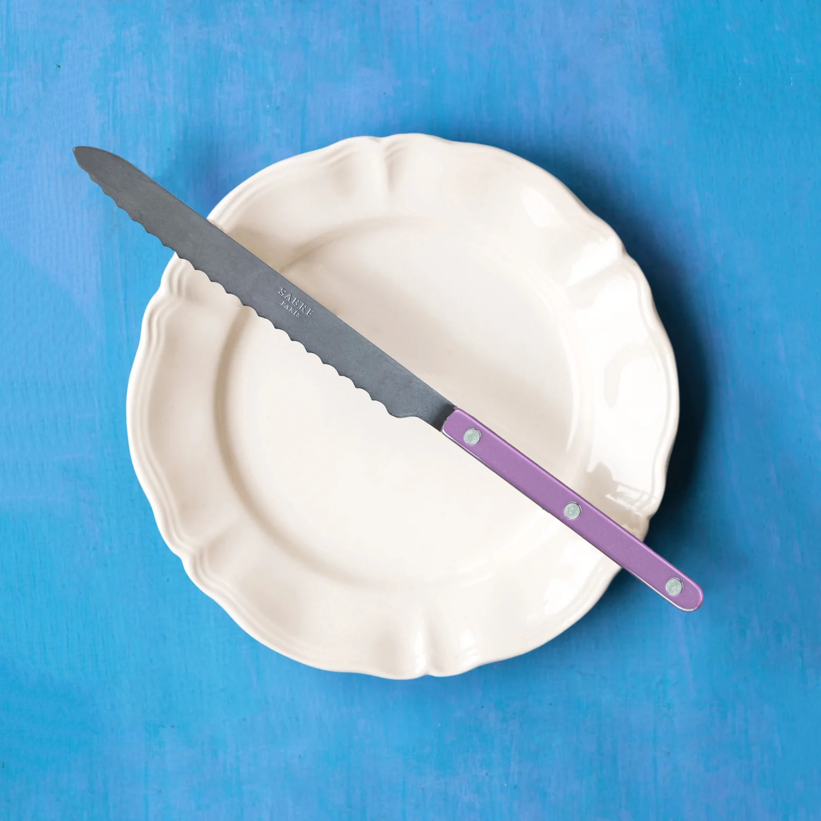 Bistrot Vintage Pearly, Lilac - Bread knife - Image 3