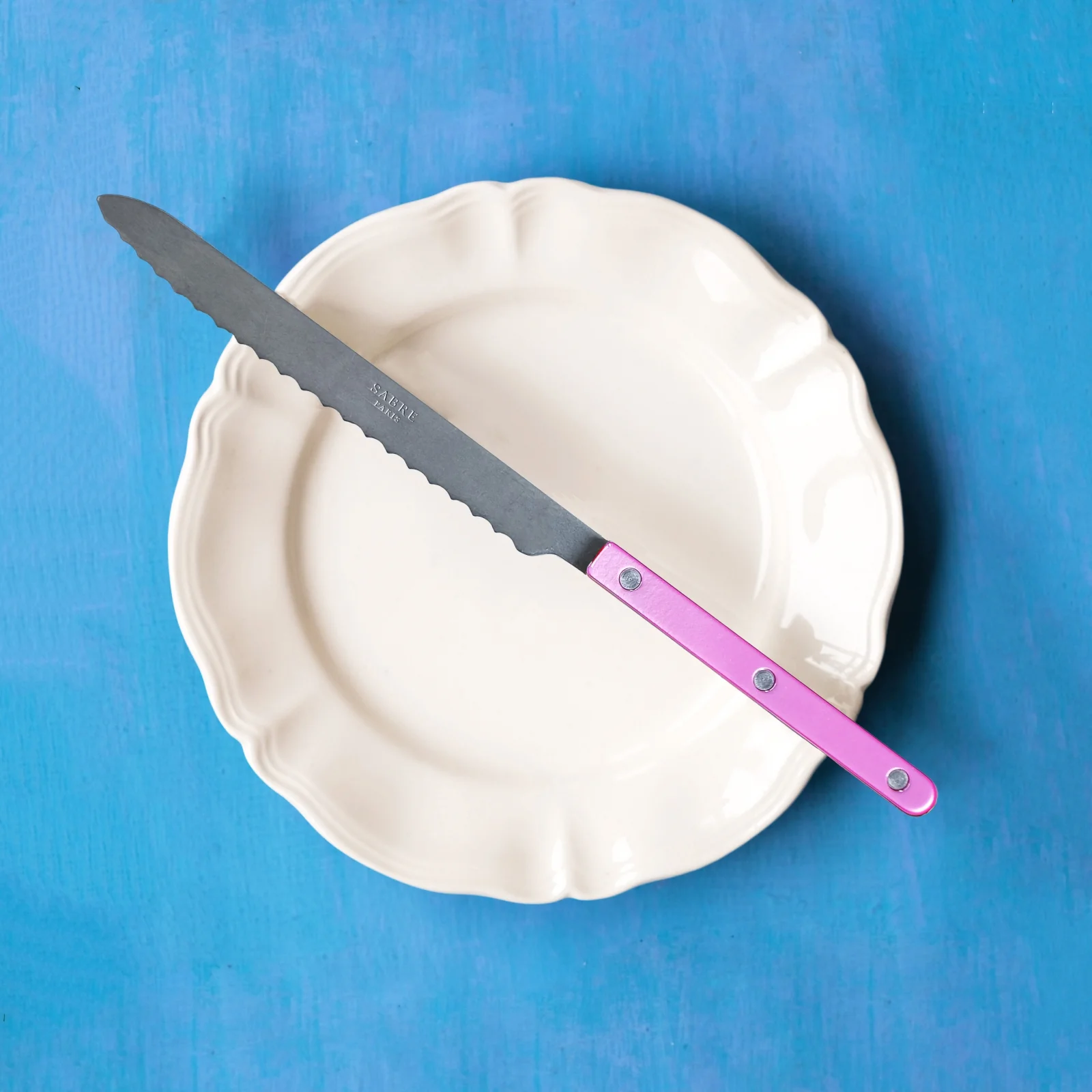 Bistrot Vintage Pearly, Pink - Bread knife - Image 2