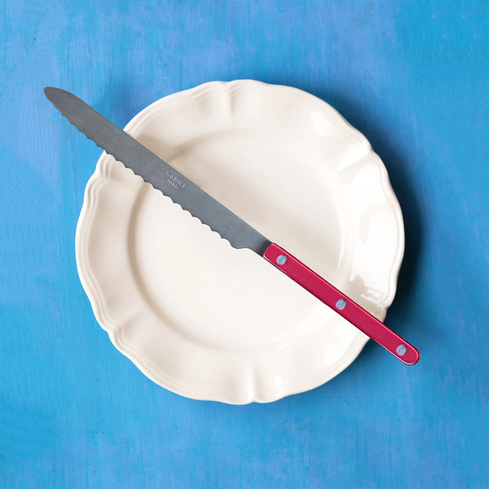 Bistrot Vintage Pearly, Red - Bread knife - Image 2
