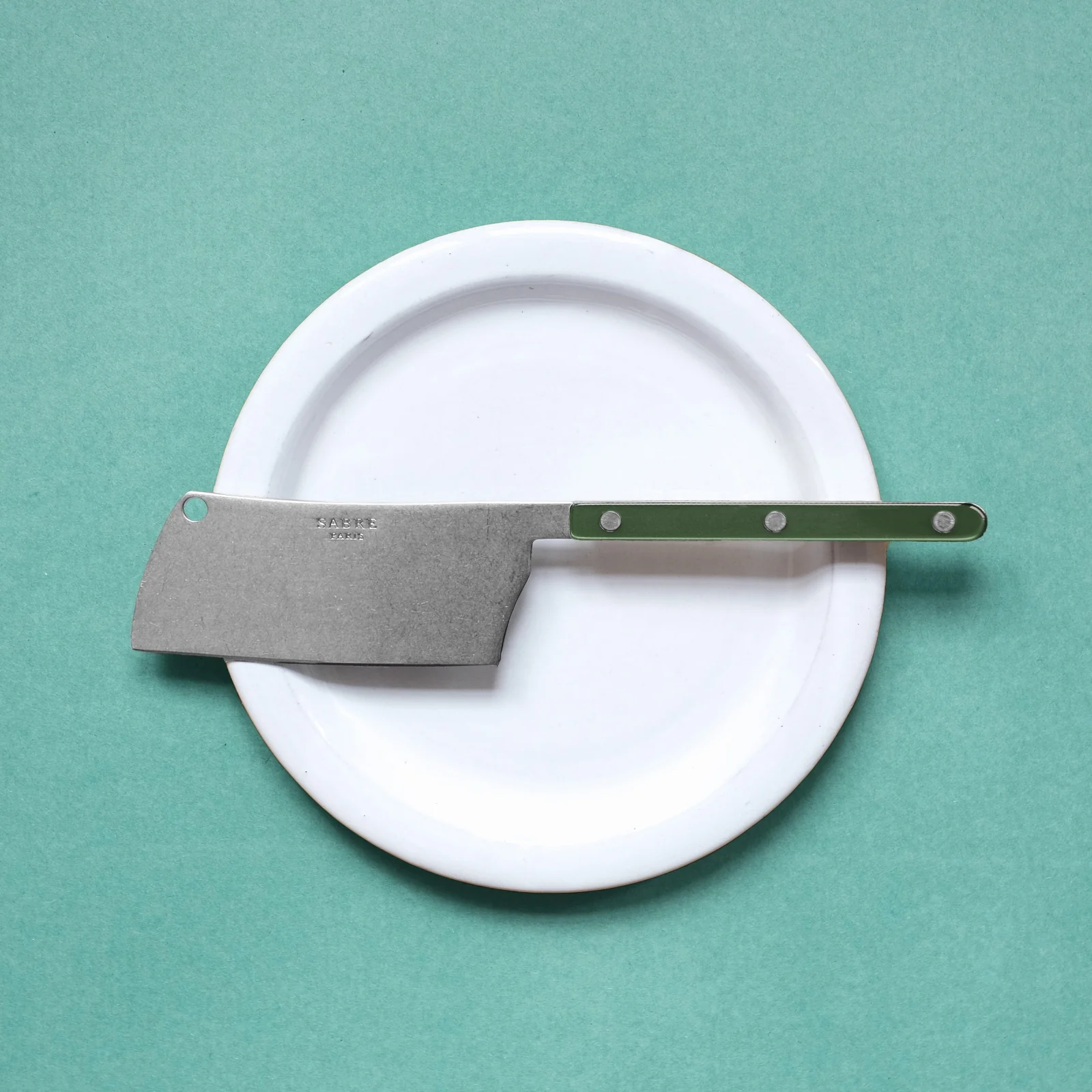 Bistrot Vintage Pearly, Dark green - Cheese cleaver - Image 2