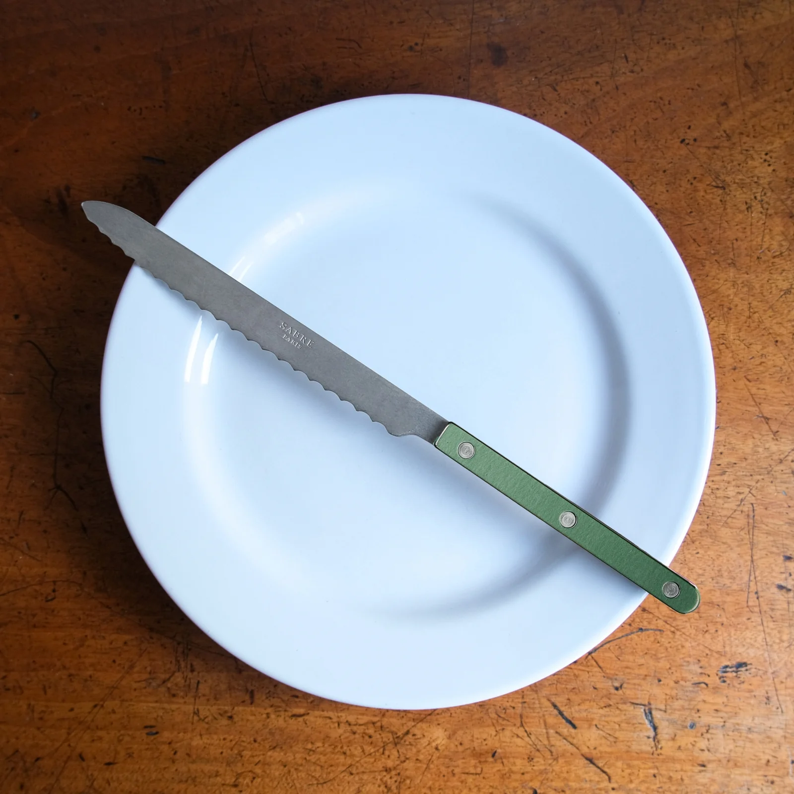 Bistrot Vintage Pearly, Dark green - Bread knife - Image 2