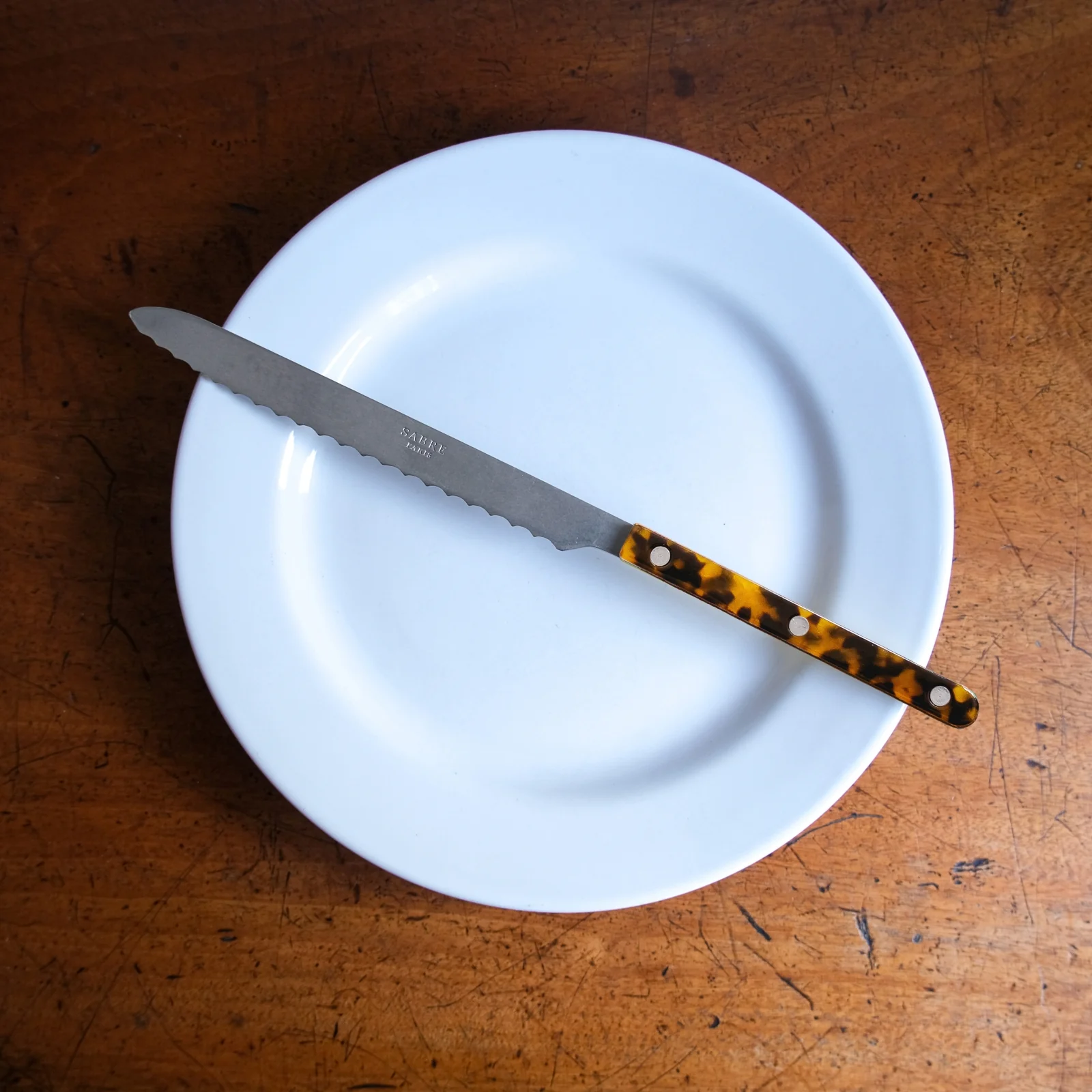 Bistrot Vintage Tortoise, Faux Tortoise - Bread knife - Image 2